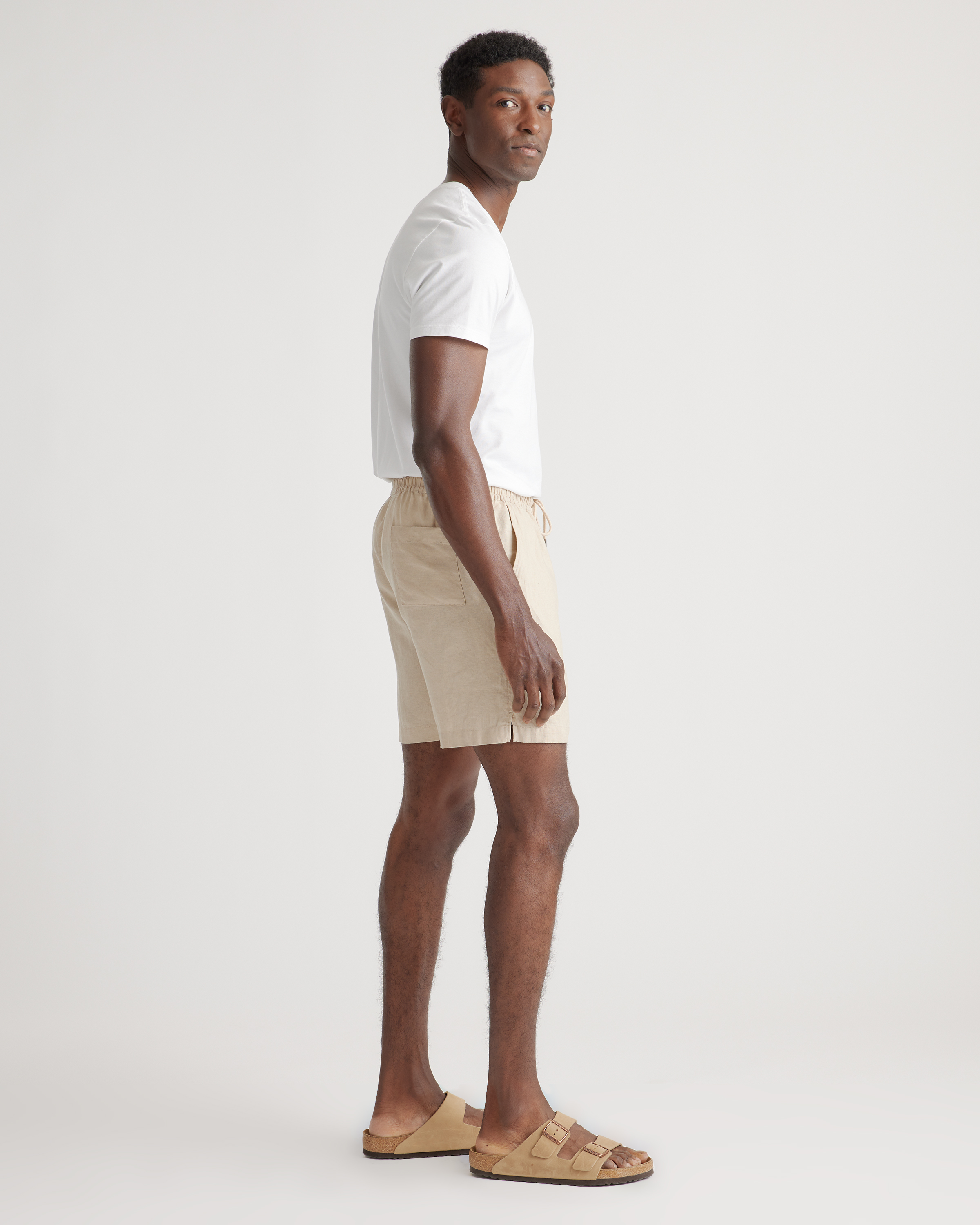 Stretch Crepe Pleated Short