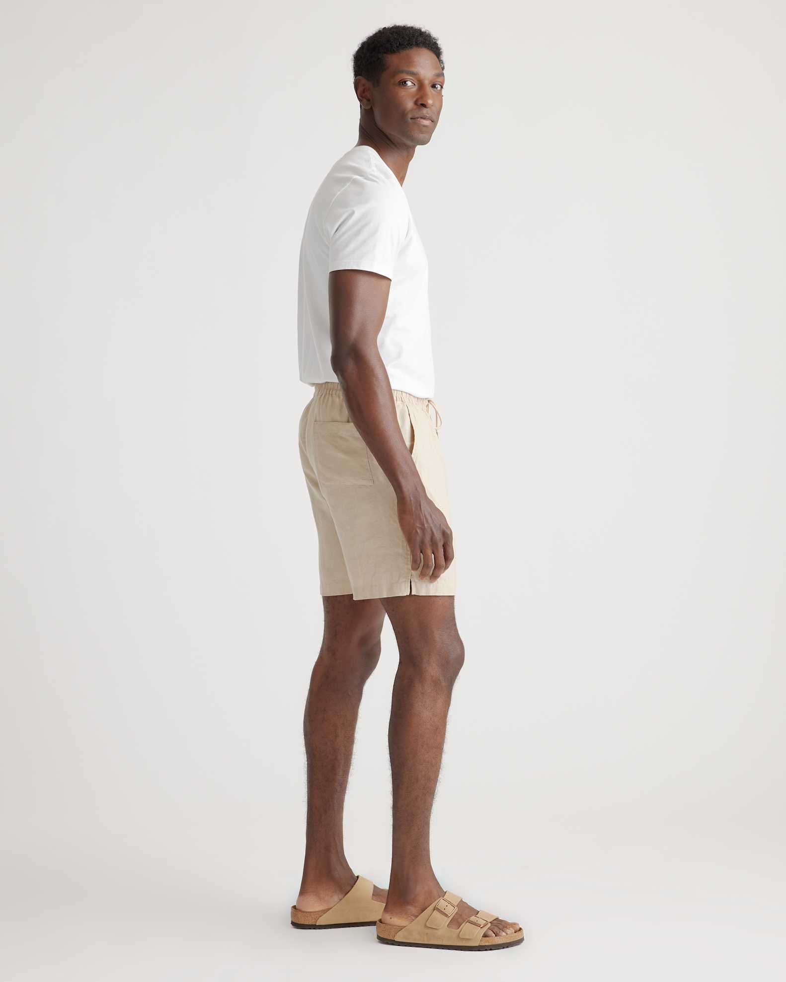 Stretch Crepe Pleated Short