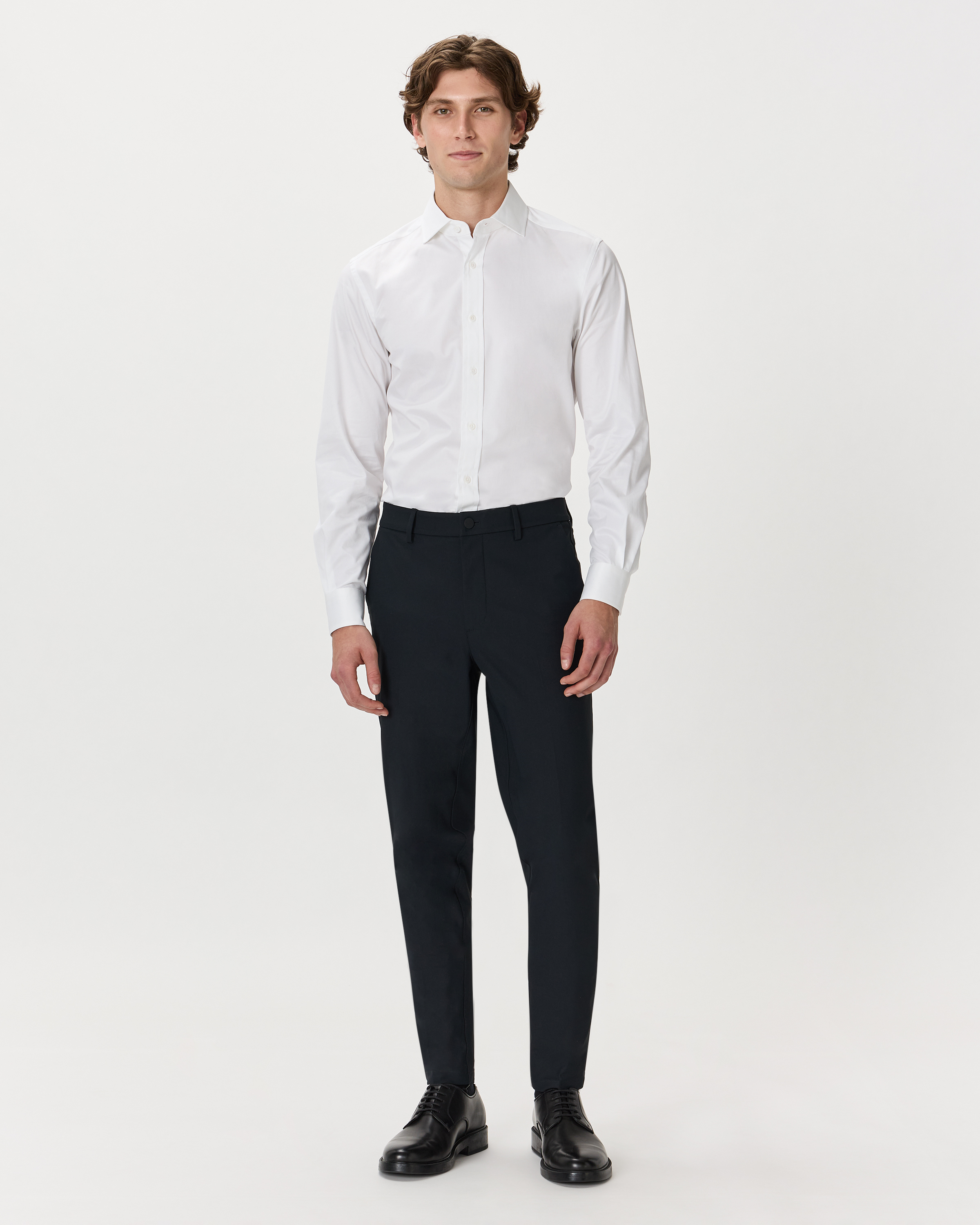 black dress pants white shirt Stretch Euro Slim Fit Suit band and orchestra including dresses White Dress Shirt with Black