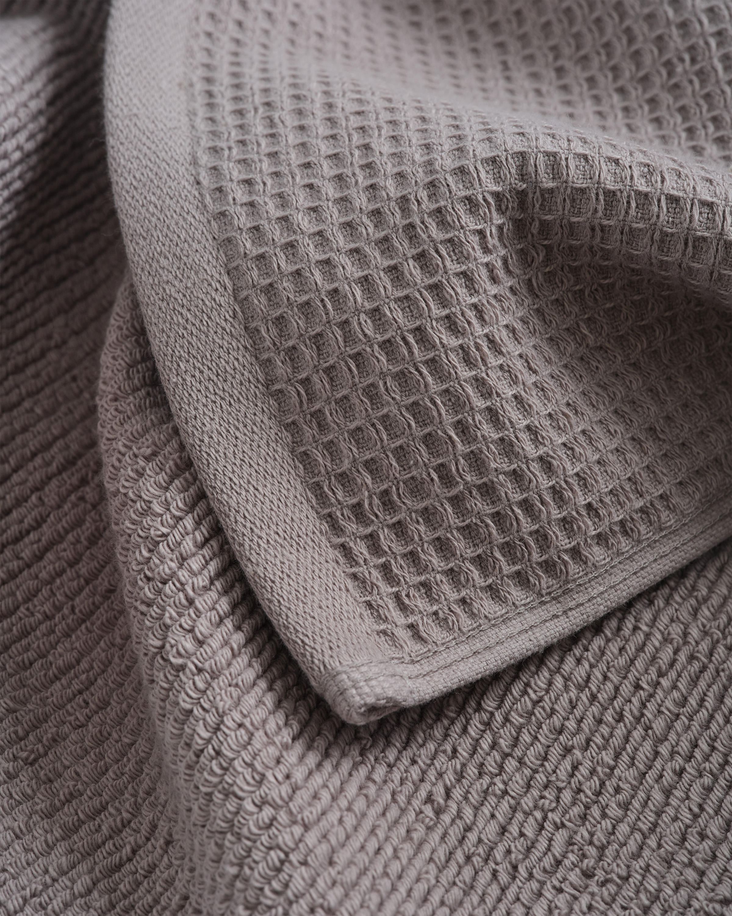 Turkish Waffle Terry Bath Sheet (Set of 2) - Thumbnail 4