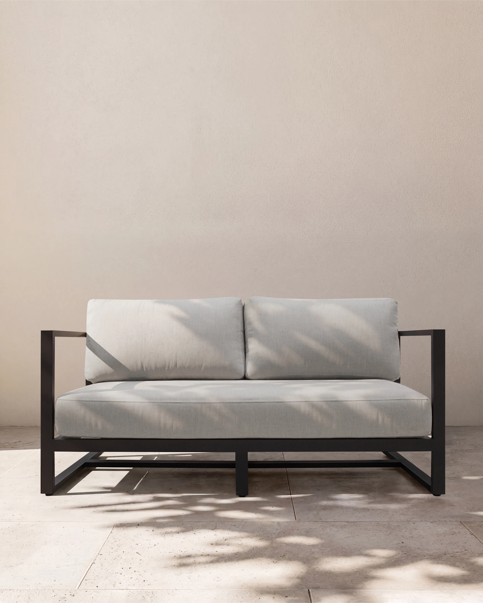 Linear Aluminum Outdoor Sofa