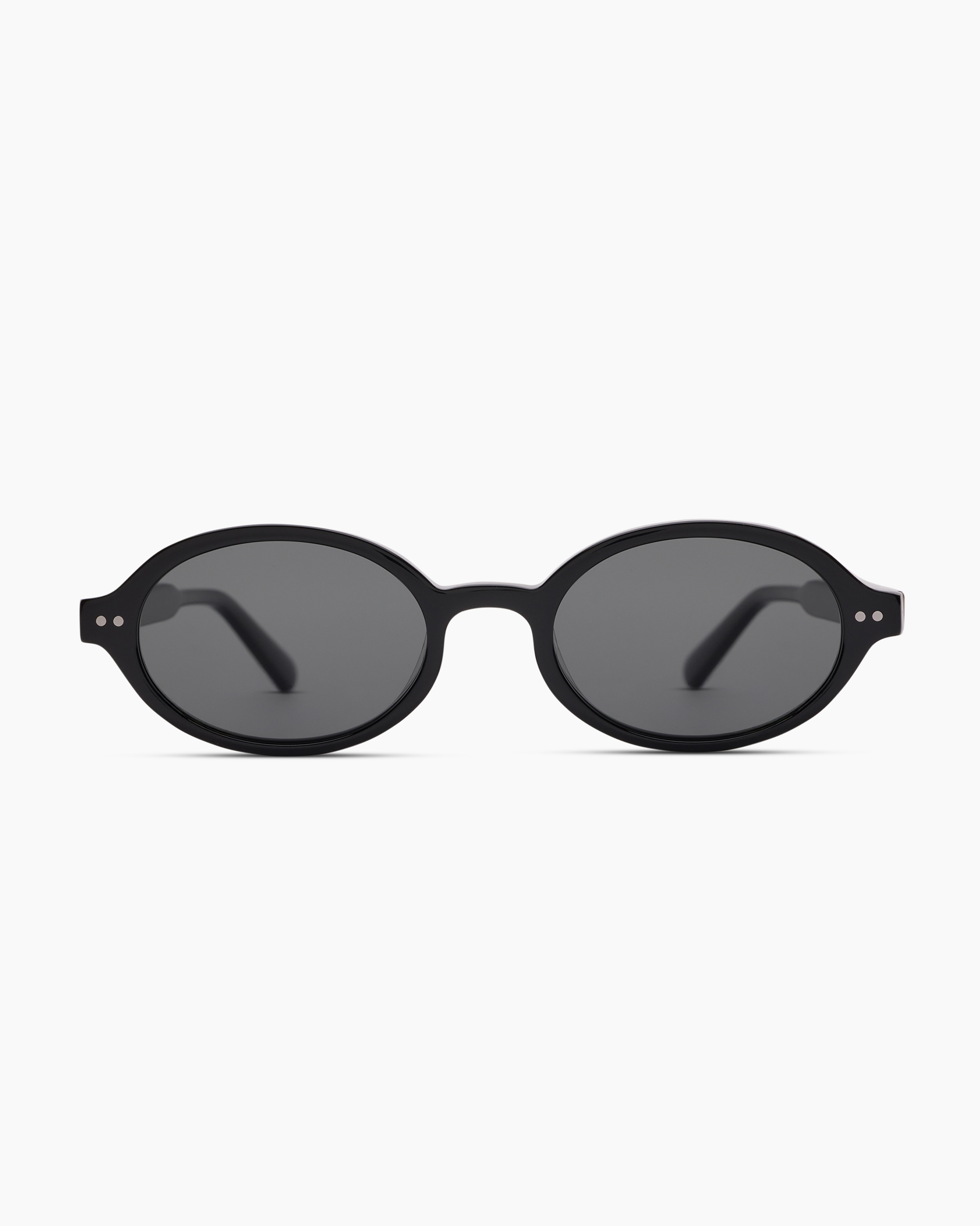 Black with Grey lens Mallorca Polarized Acetate Sunglasses