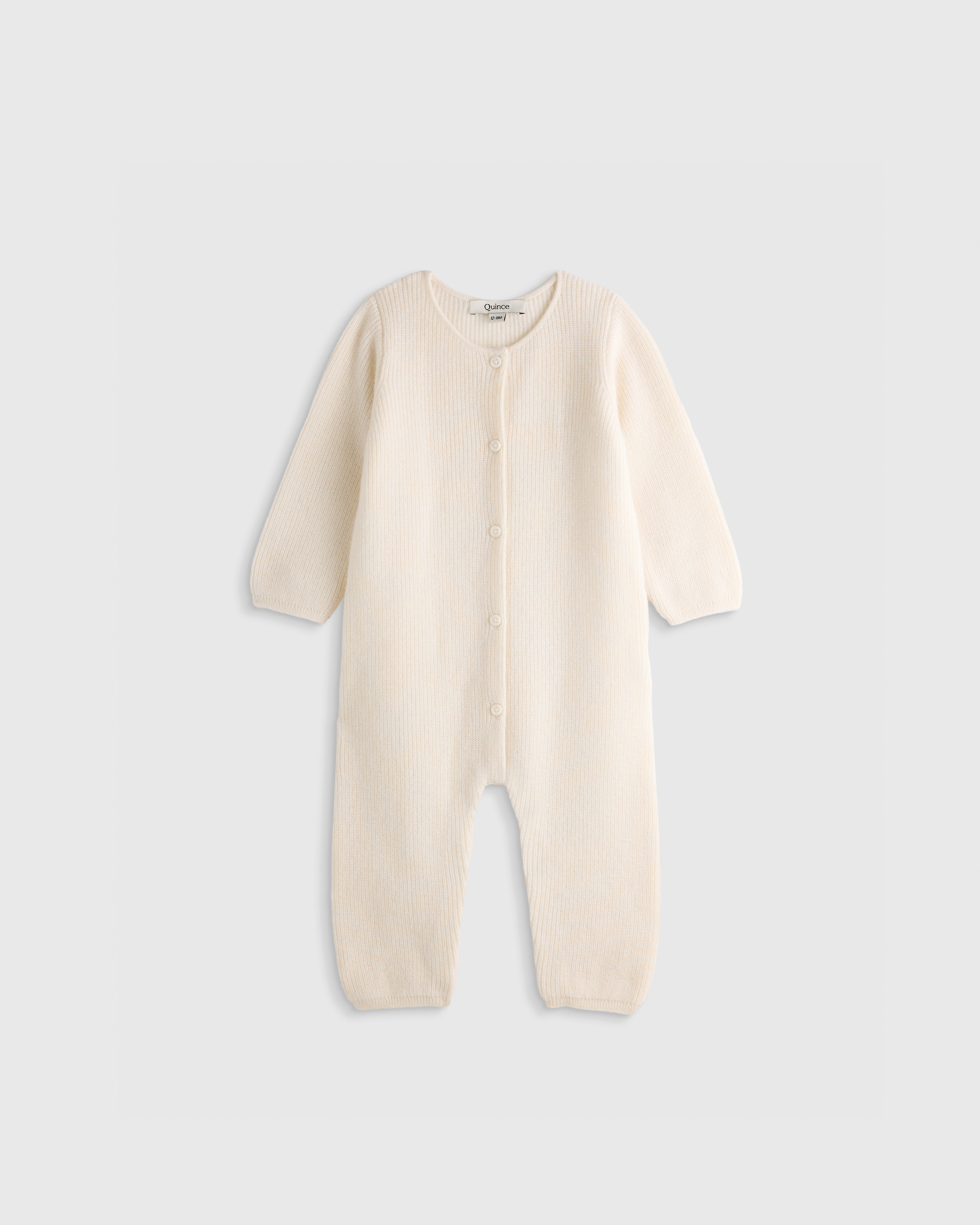 Ivory Washable Cashmere Romper