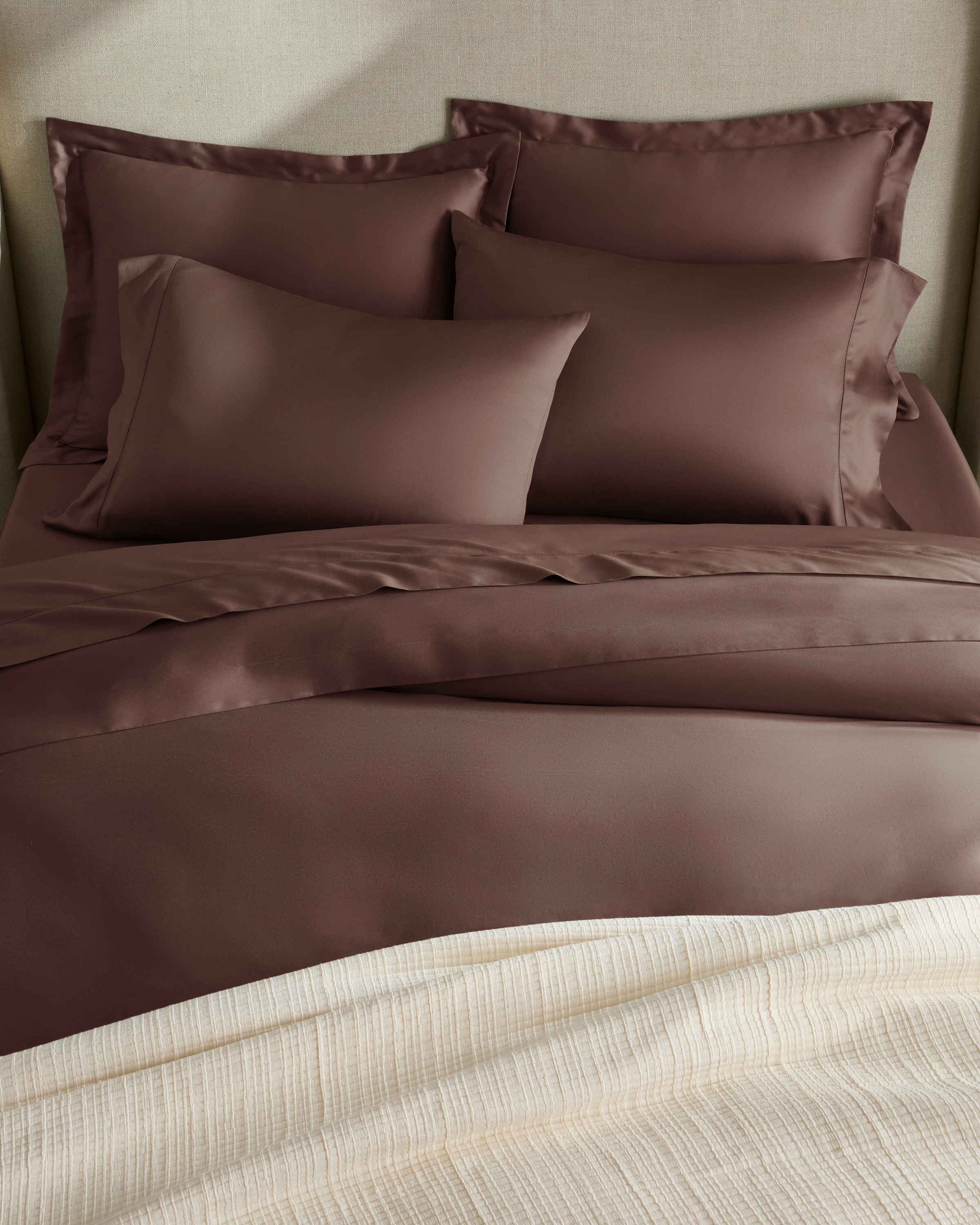 Espresso Signature Giza Cotton Sateen Euro Sham