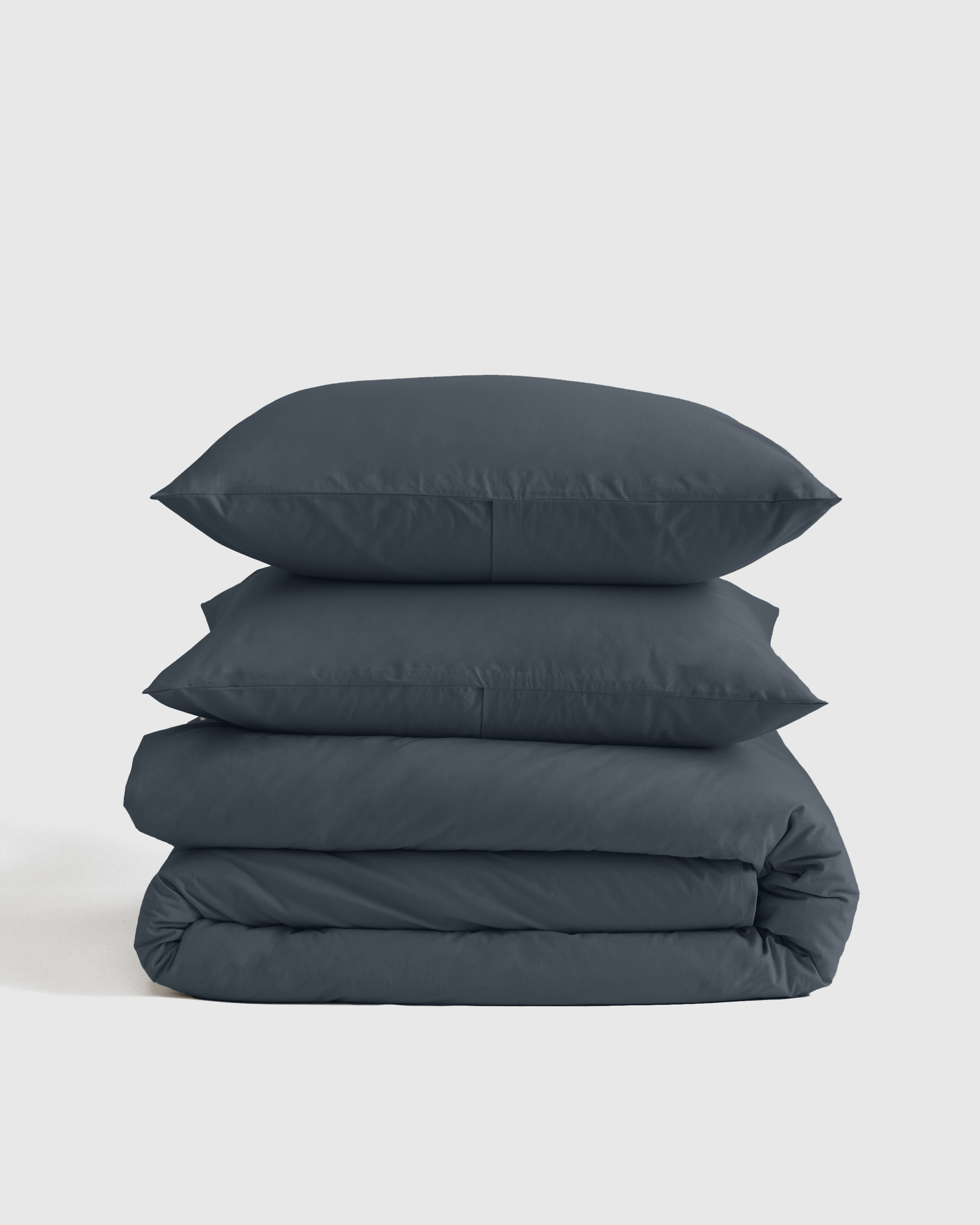 Nightfall Organic Brushed Cotton Duvet Cover Set
