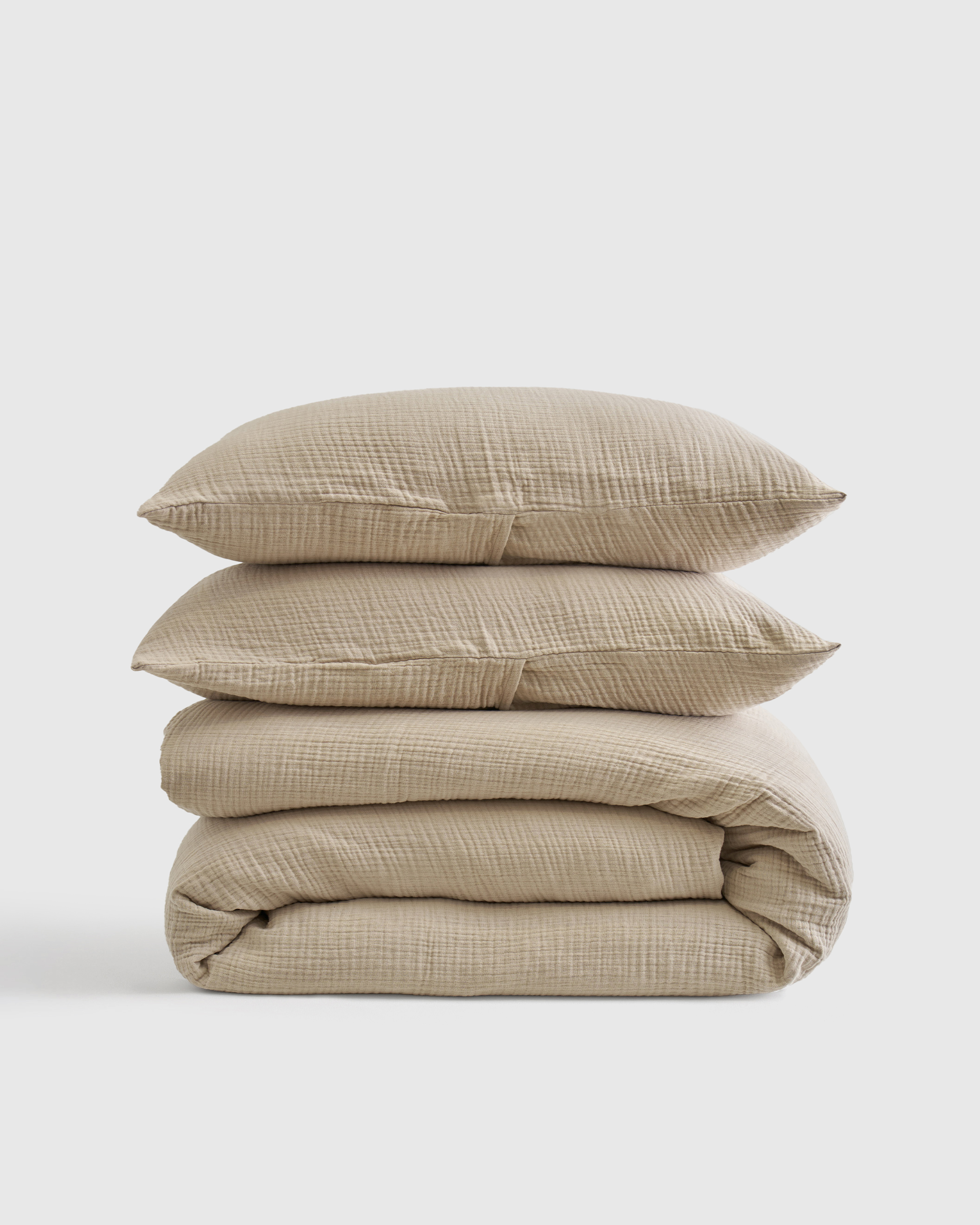 Dune Organic Airy Gauze Duvet Cover Set