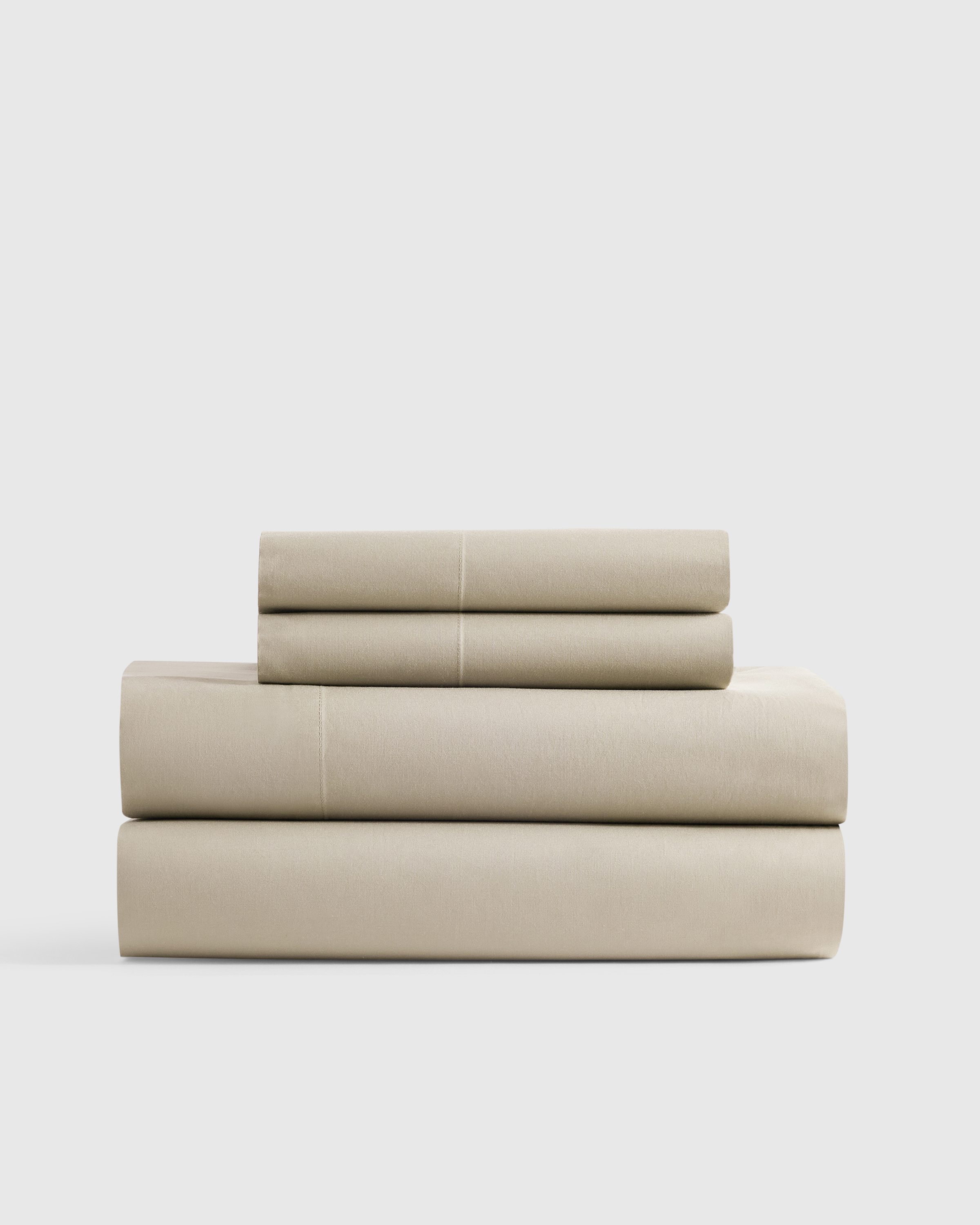Toffee Organic Crisp Percale Sheet Set