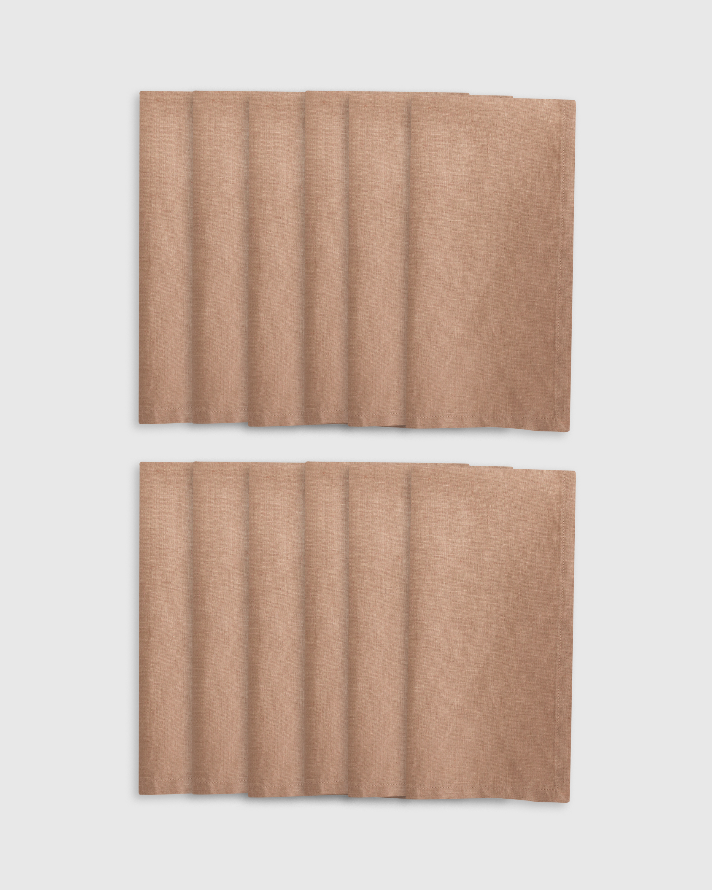 Desert Sunset Serviettes de table en lin européen (ensemble de 12)