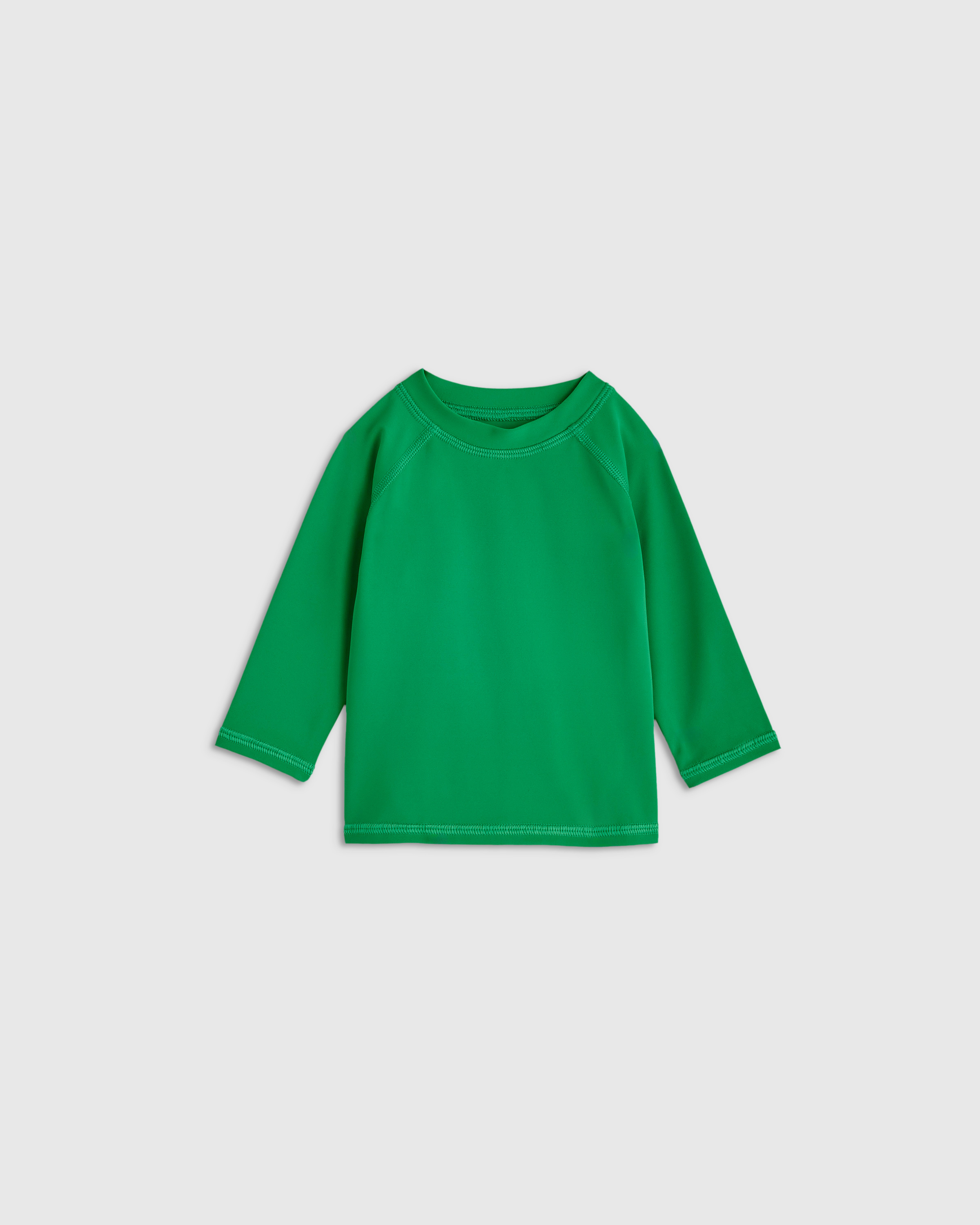 Grass Green Long Sleeve Raglan Rash Guard