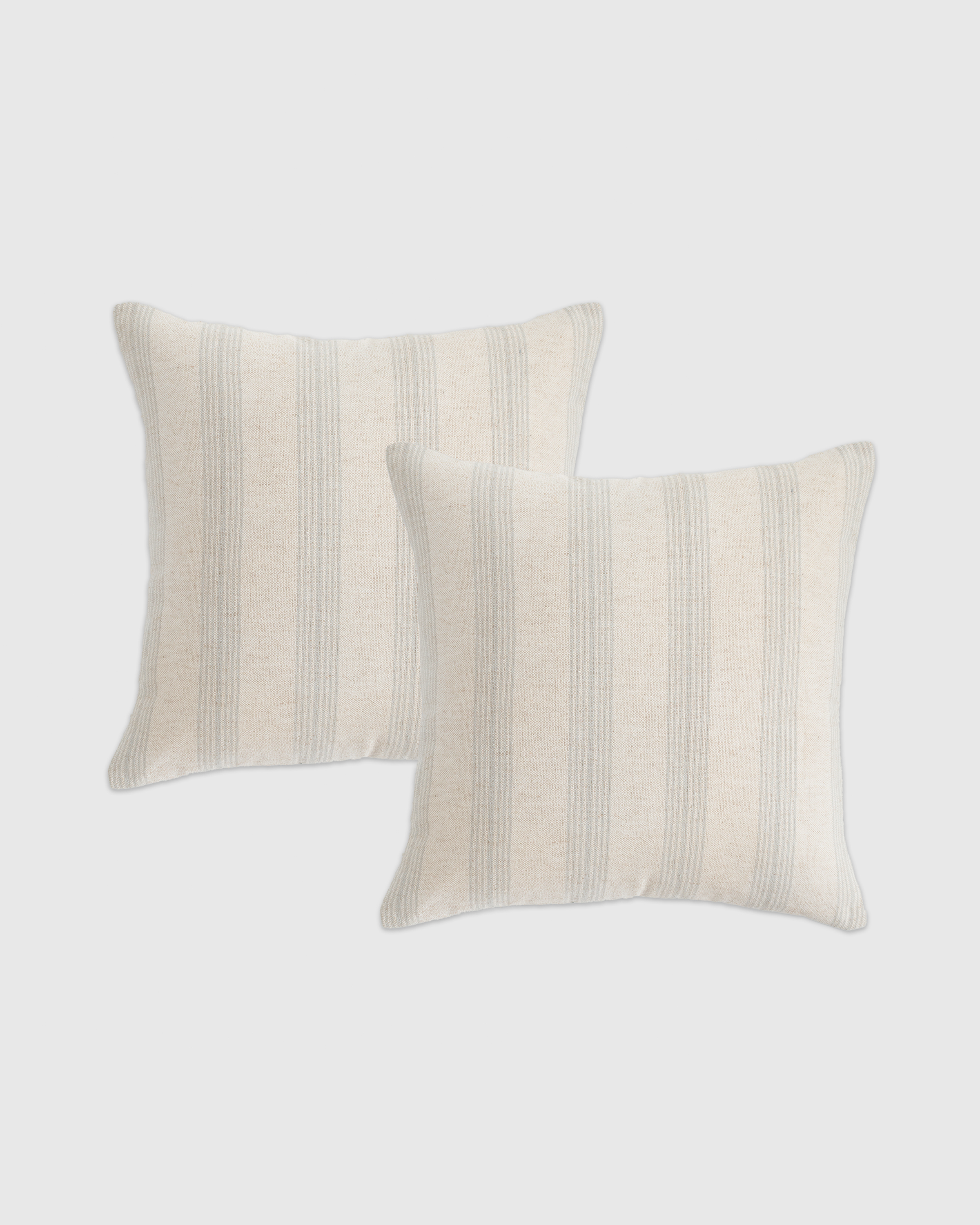 Neutral Stripe Pillow Cover