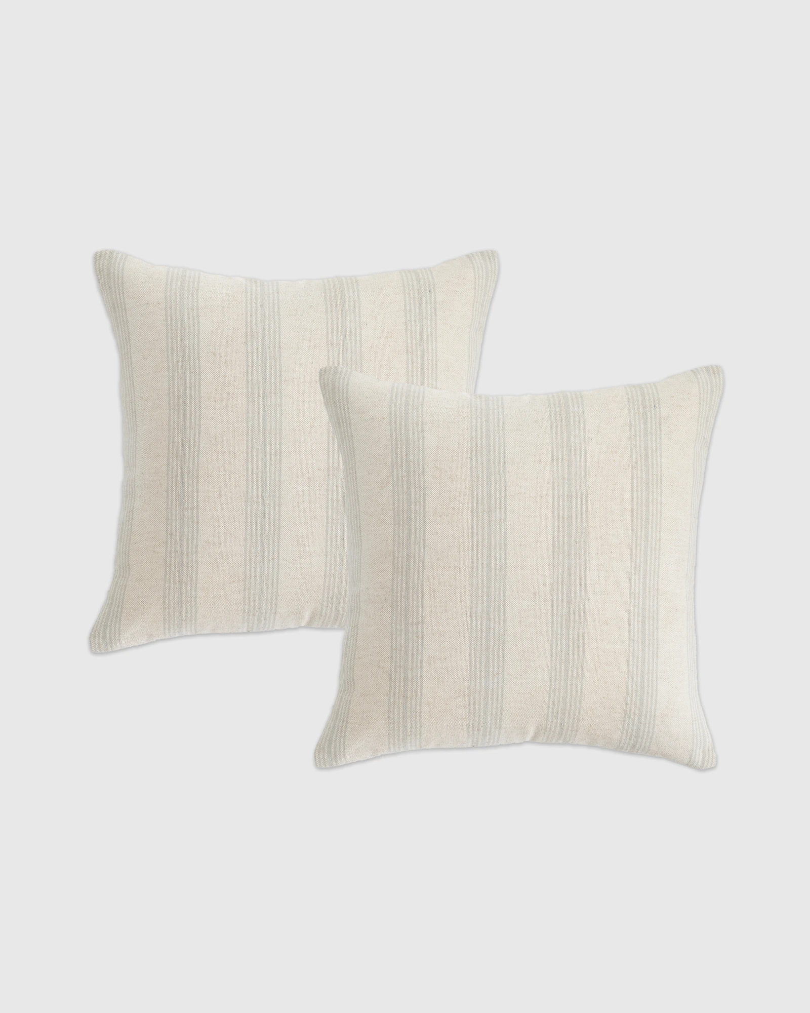 Neutral Stripe Pillow Cover (Set of 2) in Natural