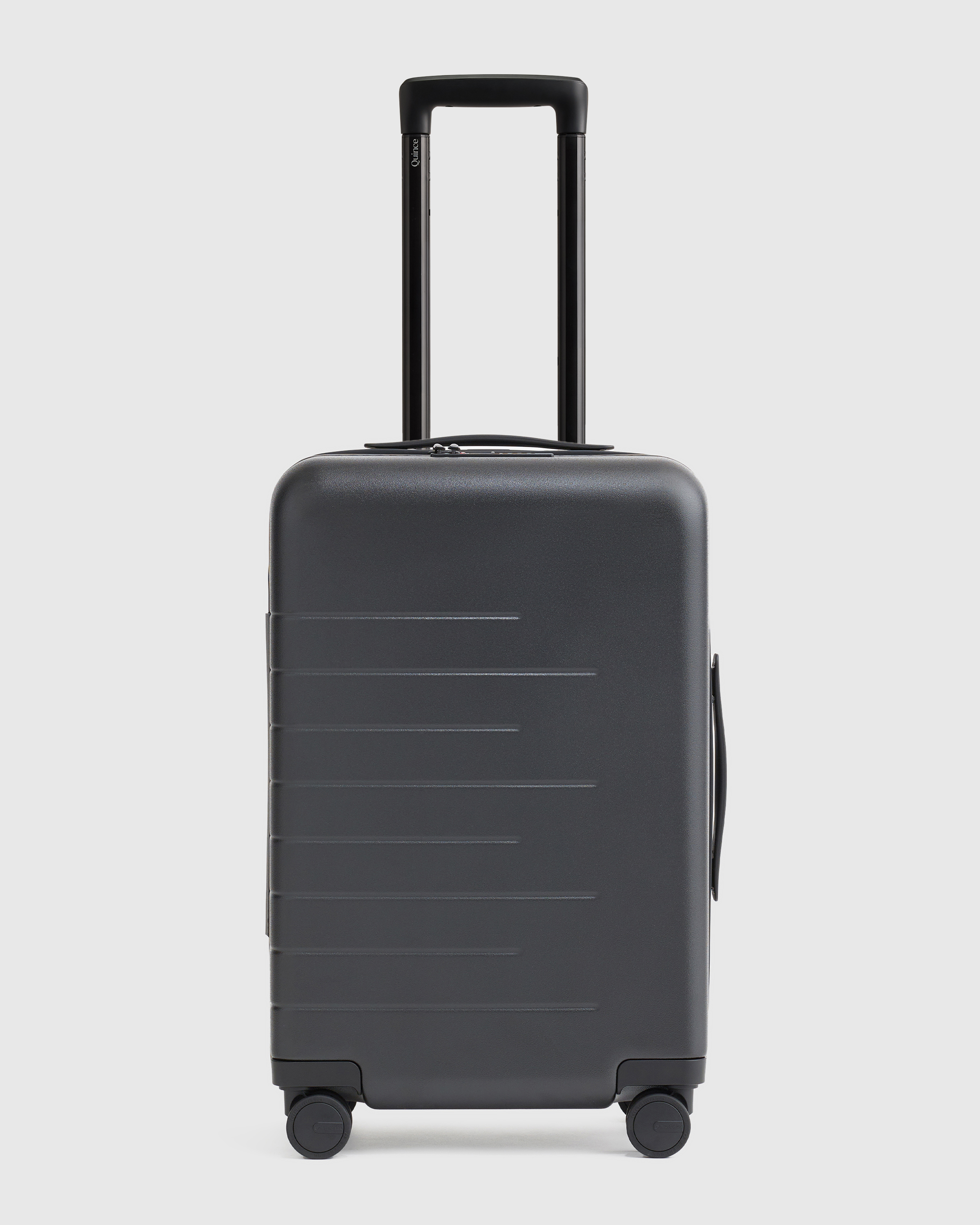 Black Expandable Small Carry-On Suitcase