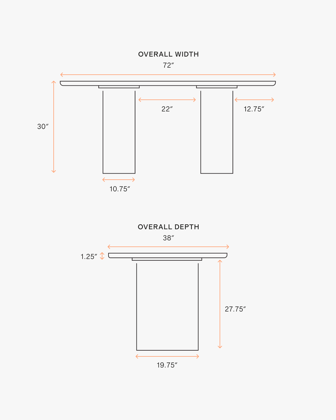 Marble Dining Table with Double Pedestal Base - thumbnail 7