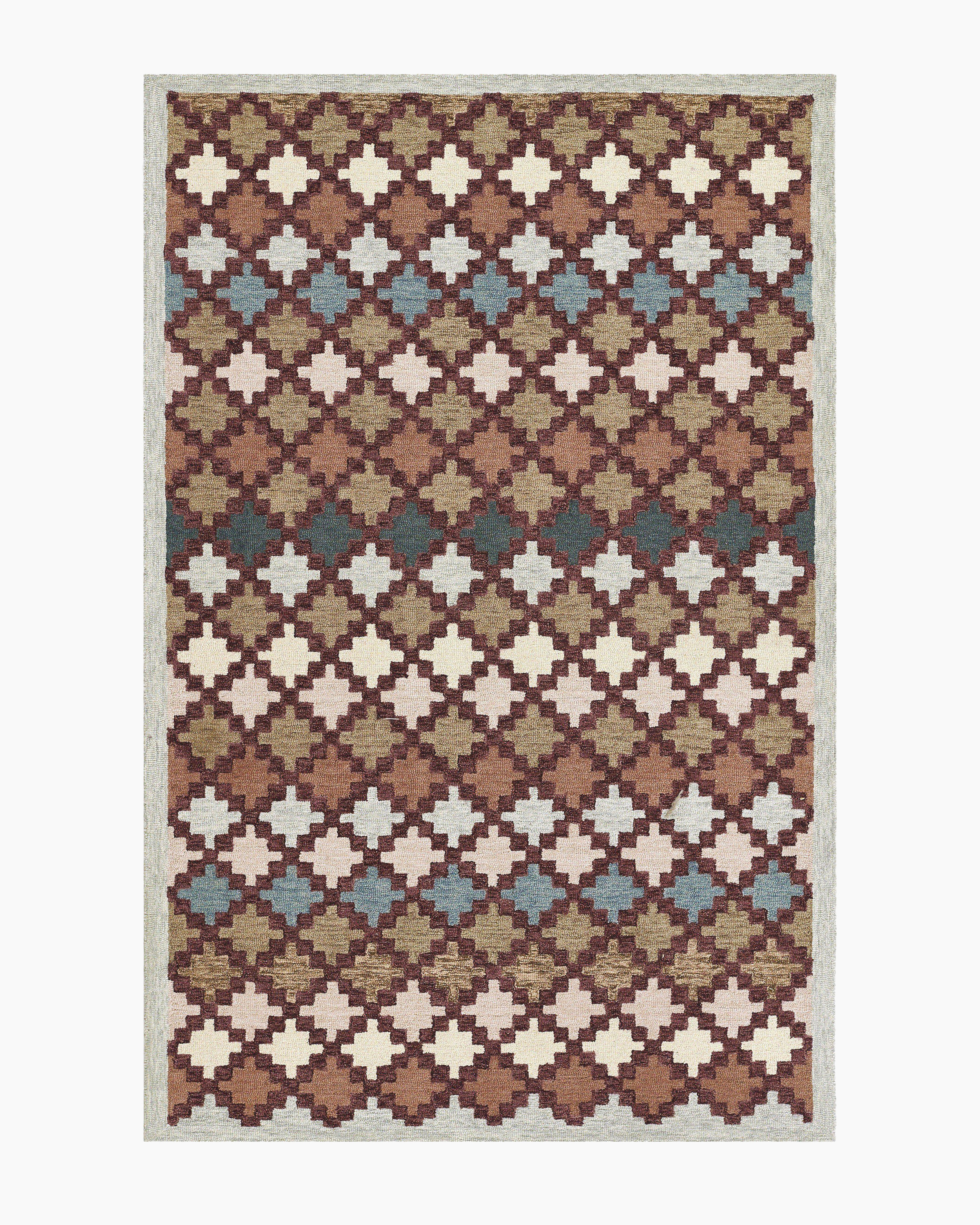 Multi Leah Hand-Tufted Wool Rug