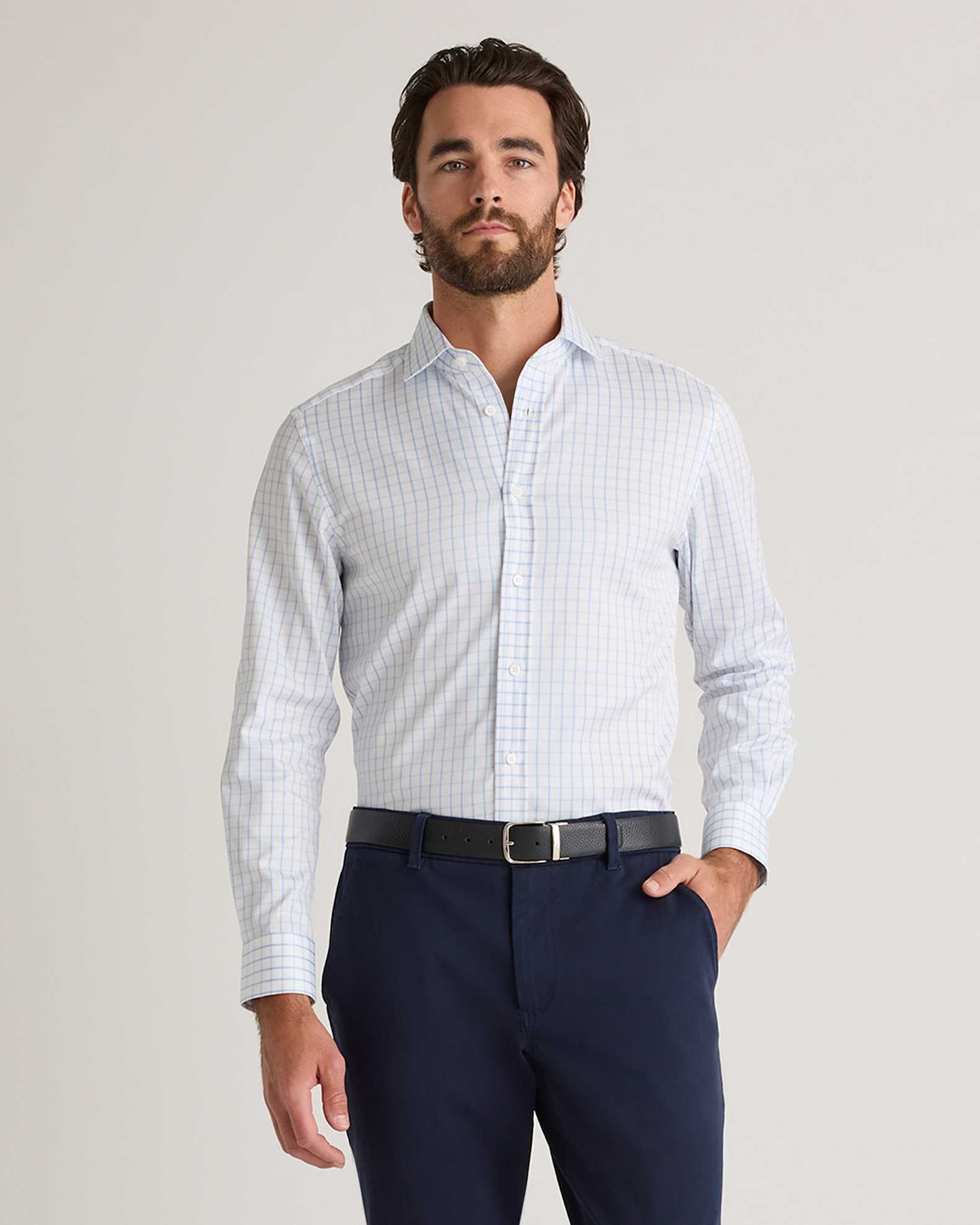 15.5 36 dress shirt Men's Comfortflex Performance Dress Shirt