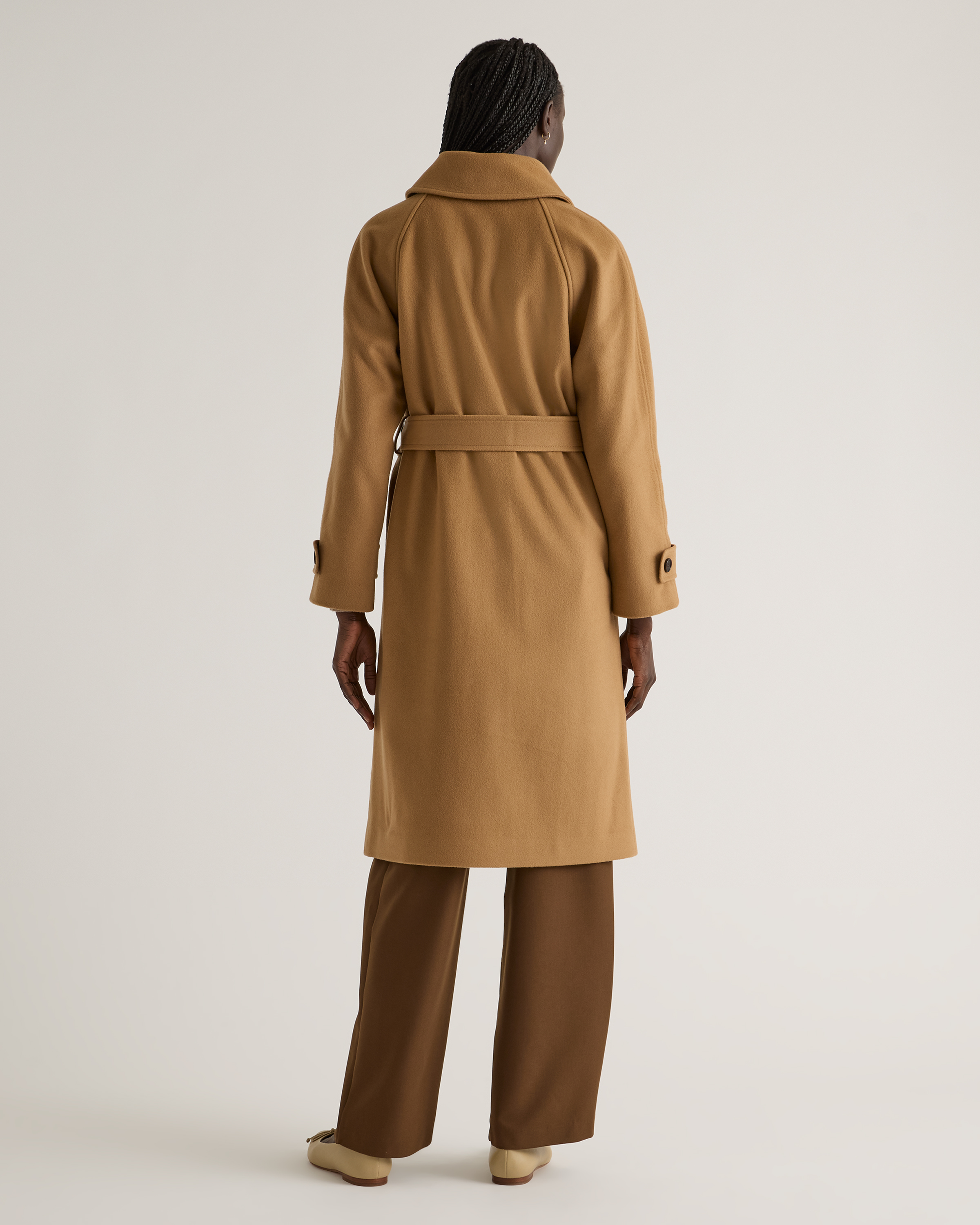 ジャケット・アウター Badhiya Belted coat-wool melton Badhiya（バディ―ヤ）の「BELTED COAT - wool melton（ステン