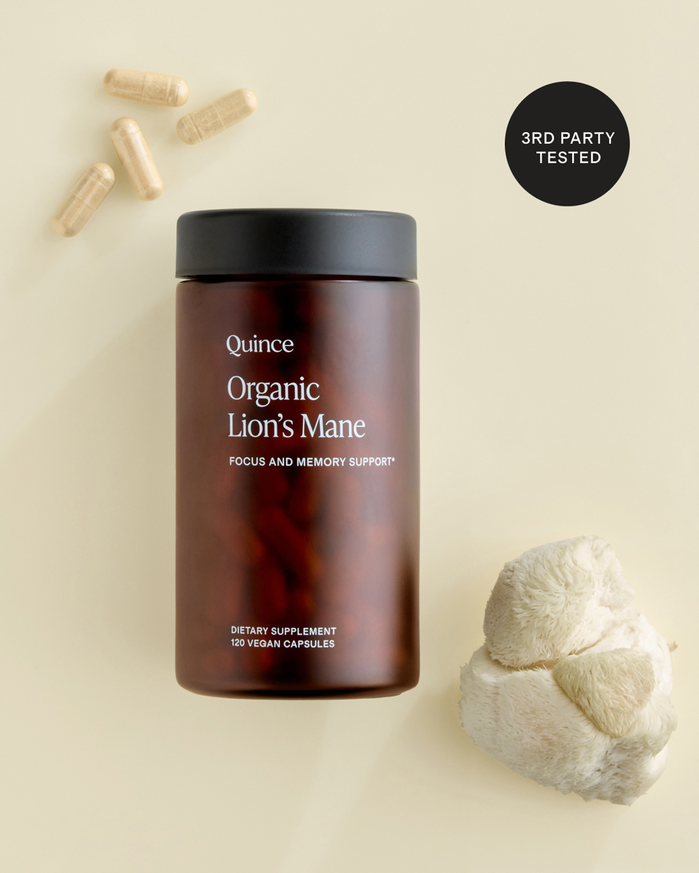 Certified Organic Lion’s Mane Capsules