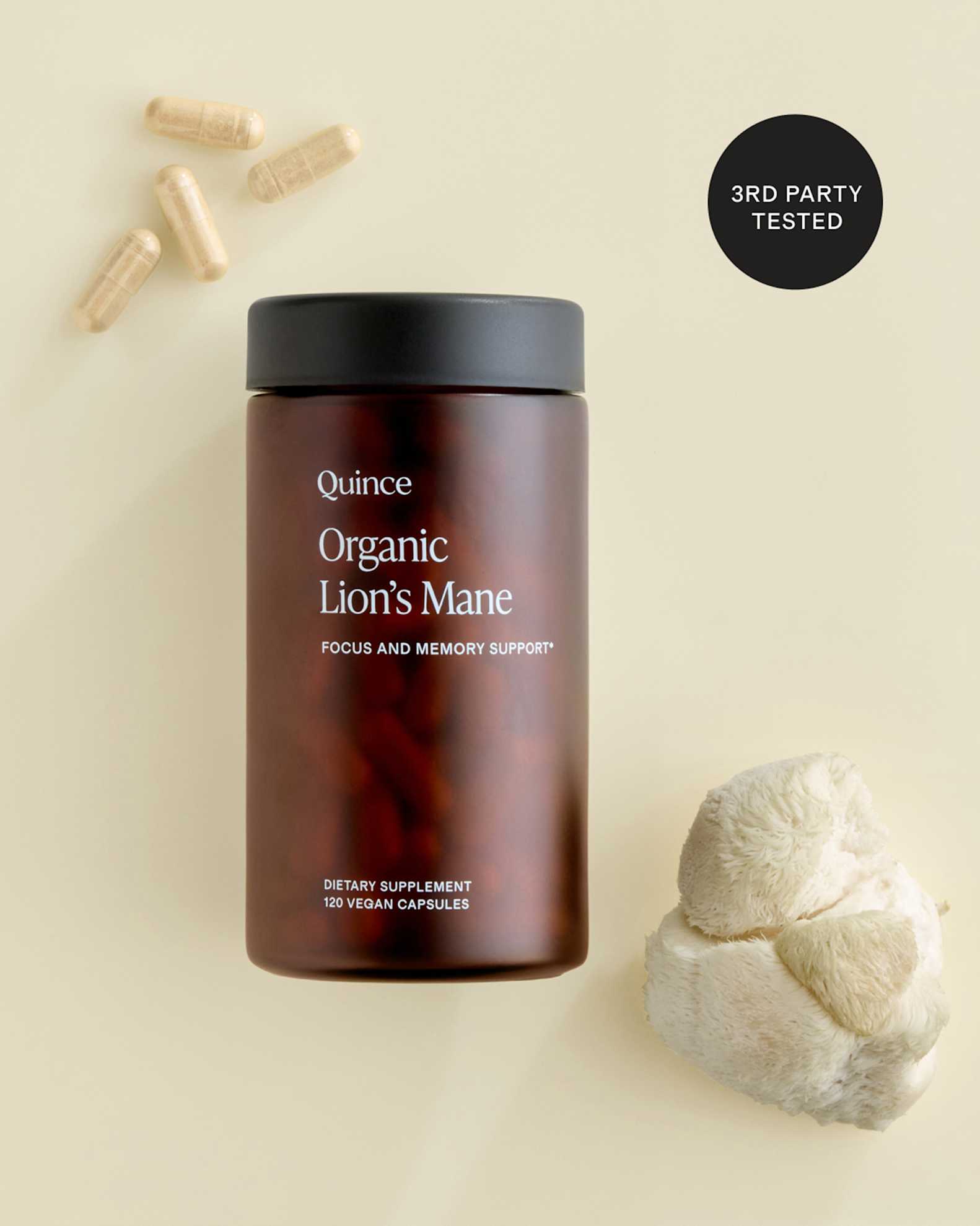 Certified Organic Lion’s Mane Capsules