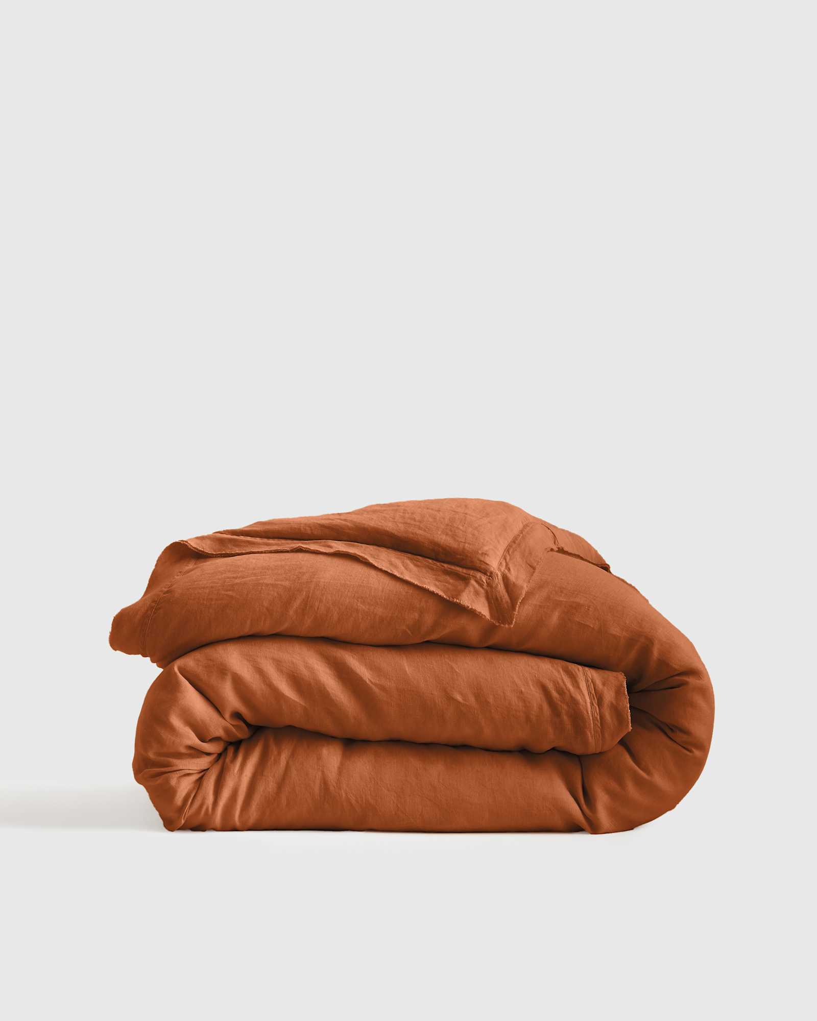 Euro Linen Double terracotta 183765