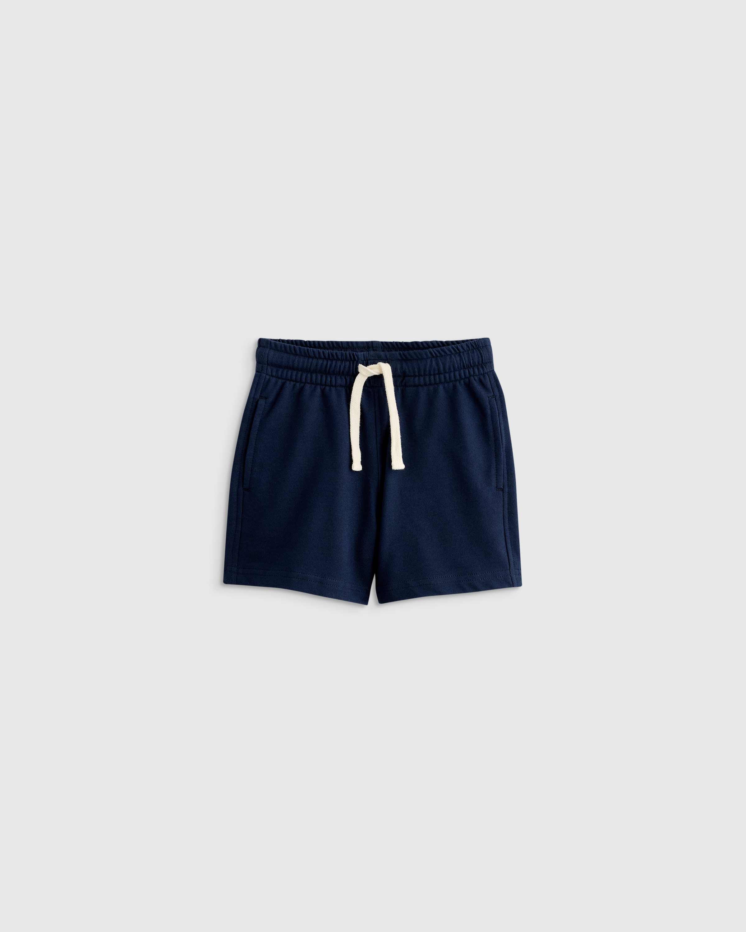 Navy 100% Organic Cotton French Terry Short