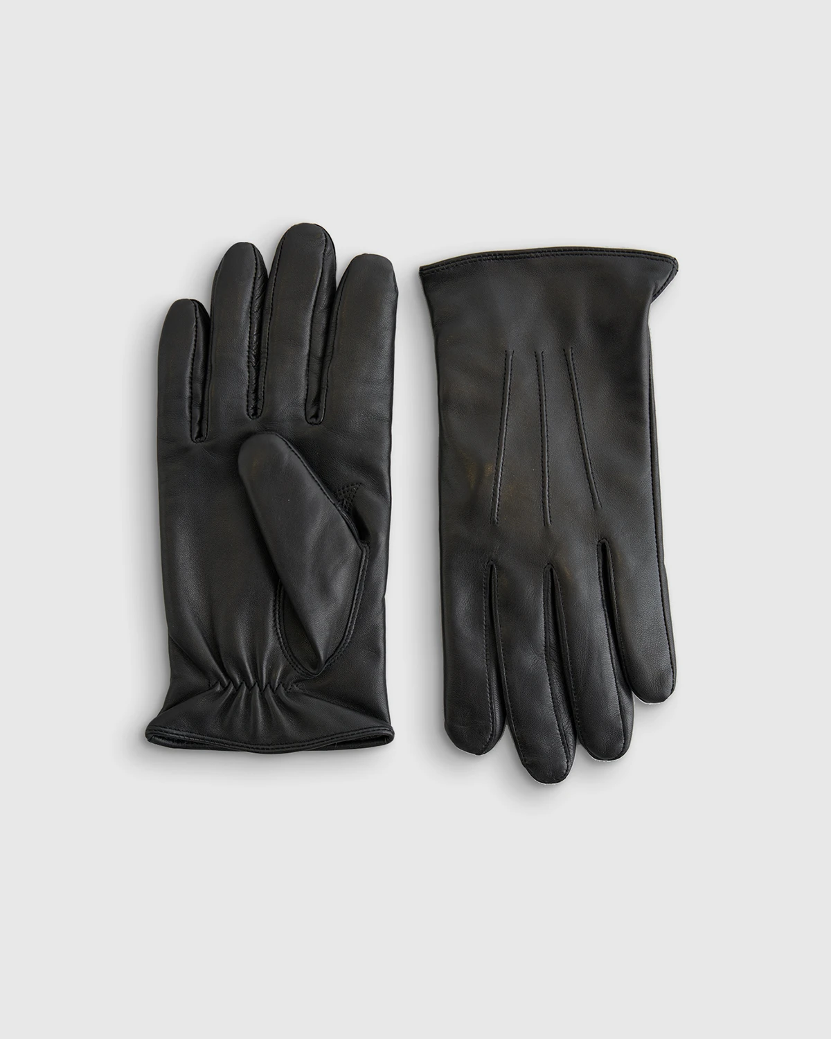 Men's Cashmere Lined Leather Gloves