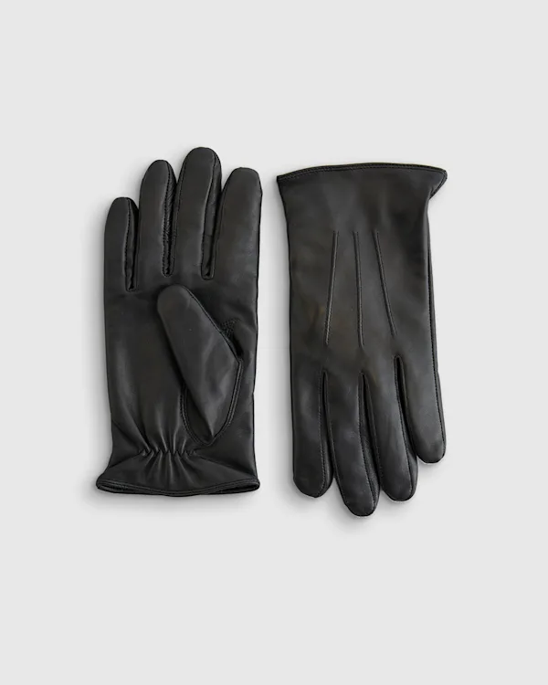 Cashmere Lined Leather Gloves