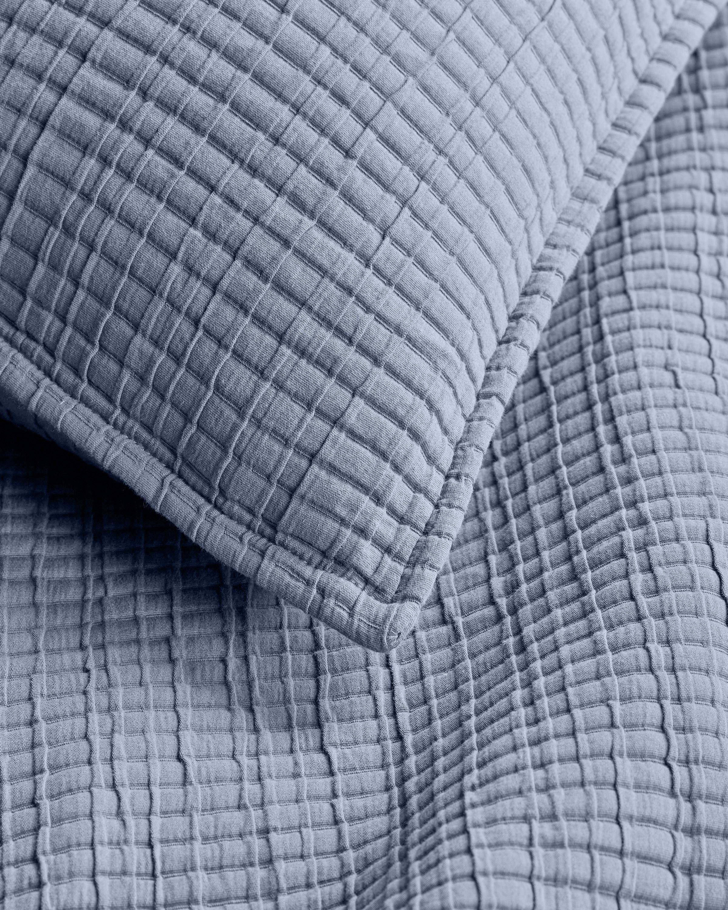 Quince Ribbed Cotton Coverlet - Thumbnail 5