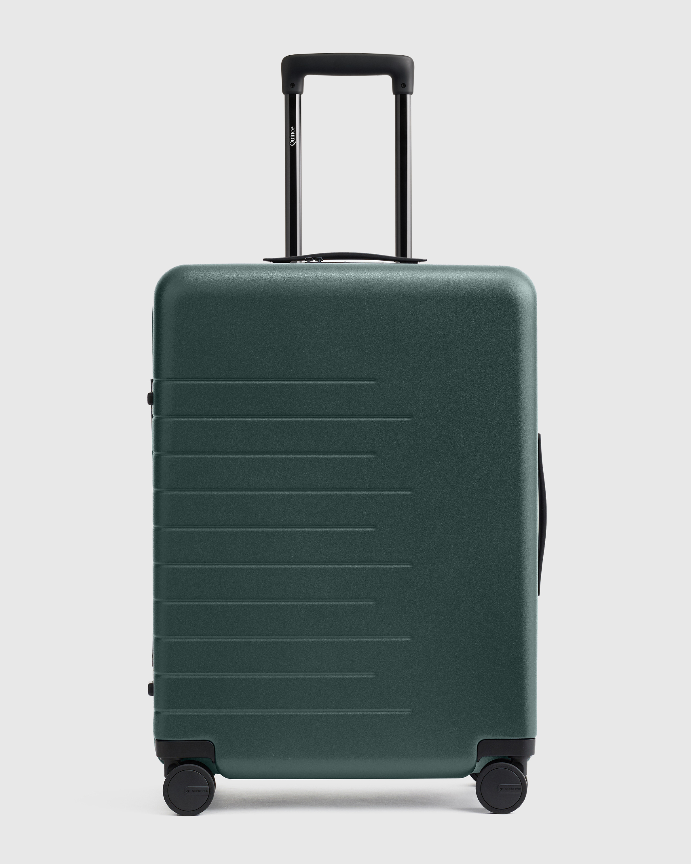 Dark Green Expandable Medium Check-In Suitcase