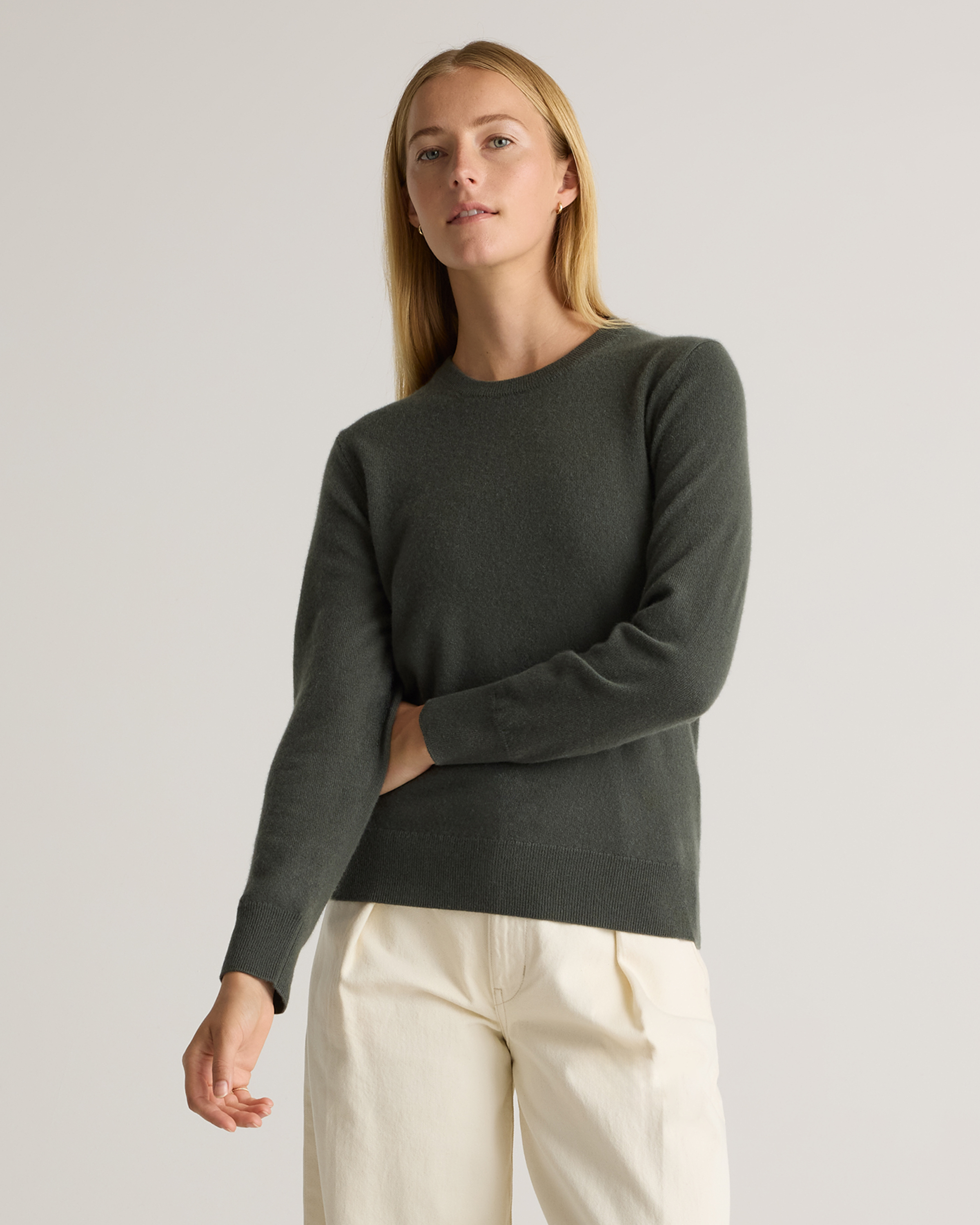 Mongolian Cashmere Crewneck Sweater