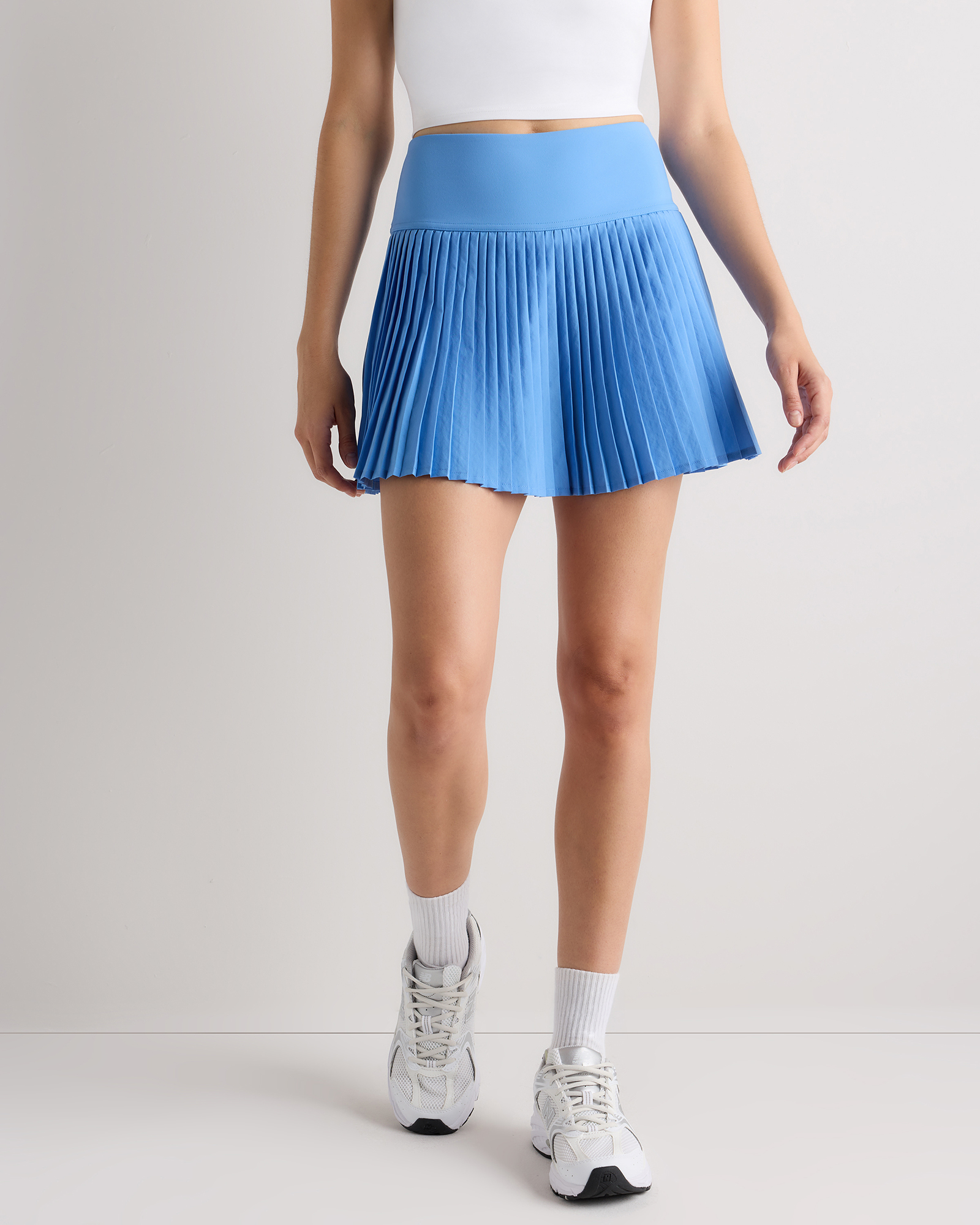 Azul Blue Court Sport Pleated Tennis Skirt