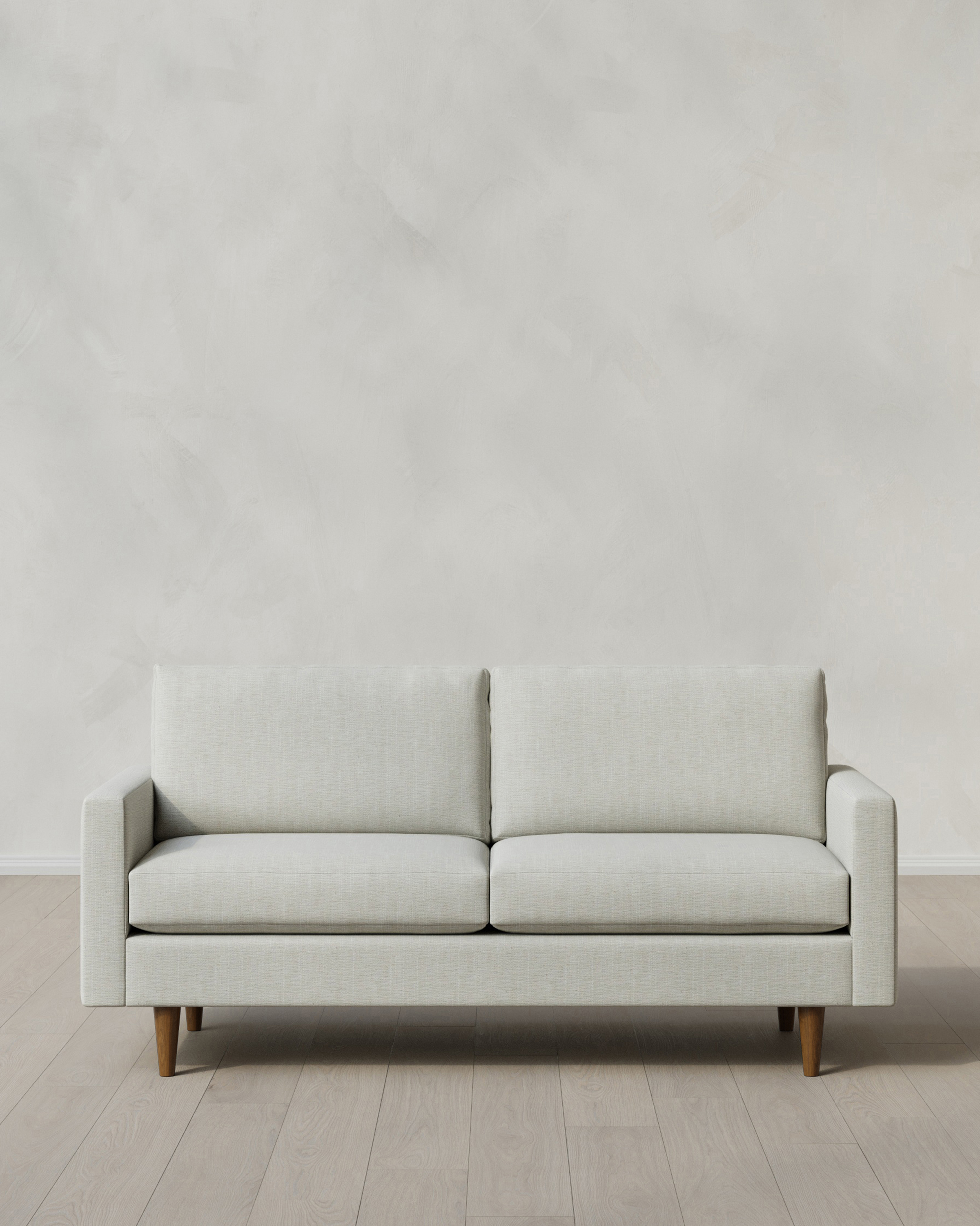 Sorrell Atlas Midcentury Sofa in Performance Chenille Linen Blend