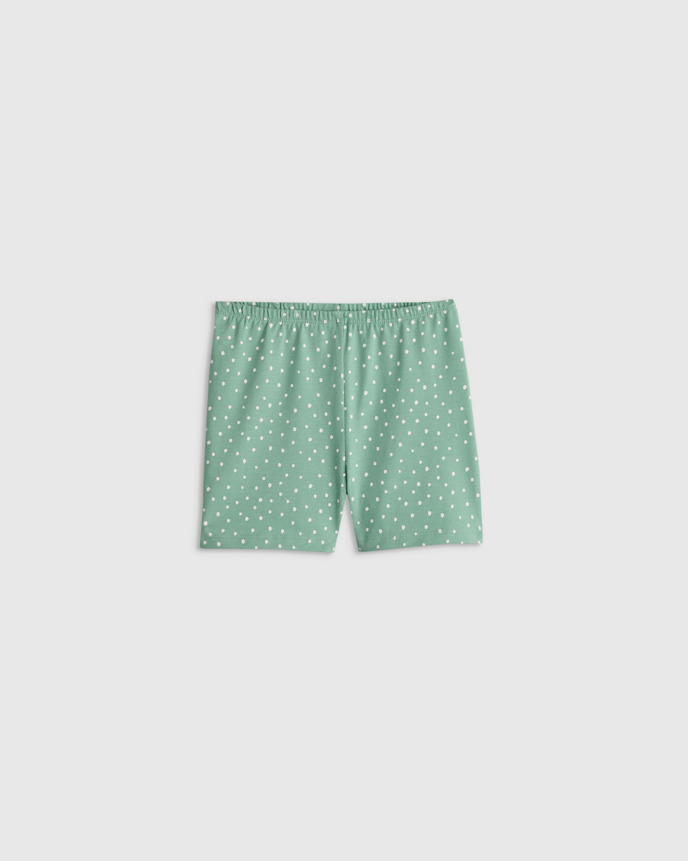 Green Dots Organic Cotton Cartwheel Shorts 