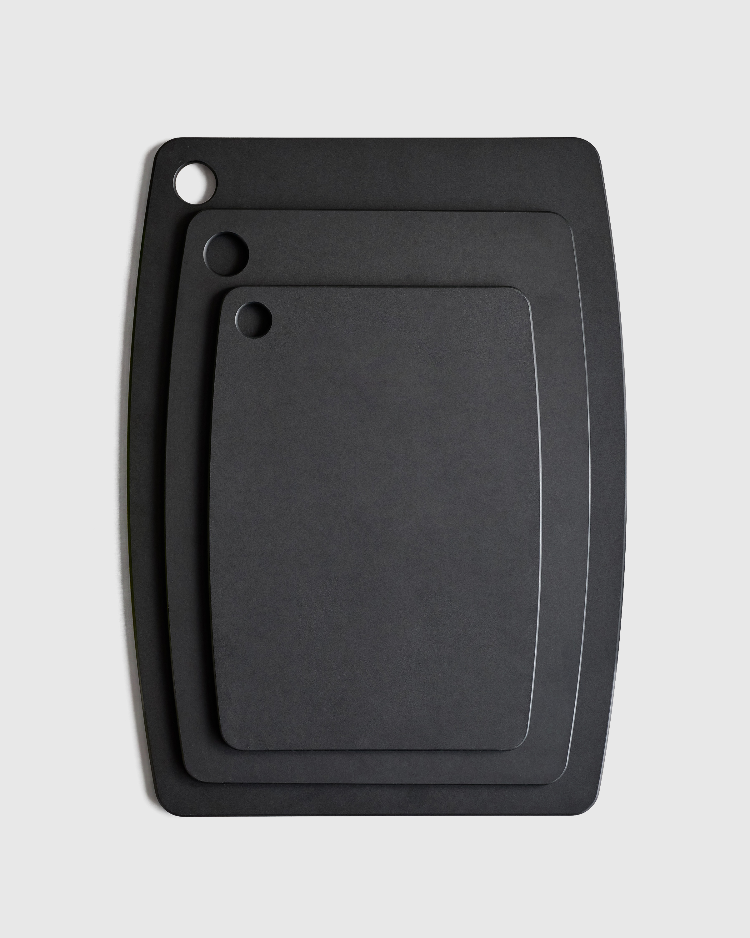 Black Composite Wood Cutting Boards, Set of 3