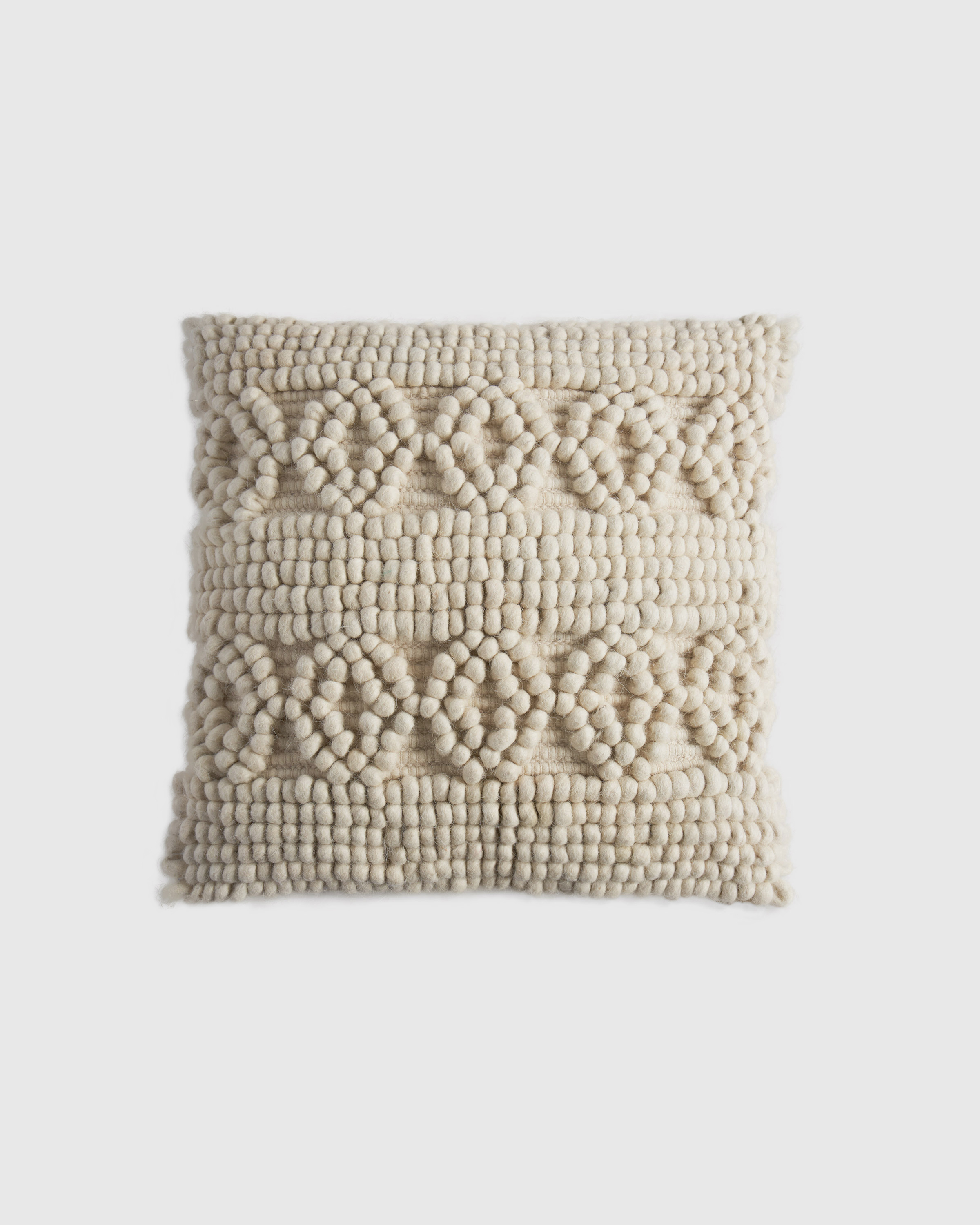 Ivory Kai Wool Pillow Cover