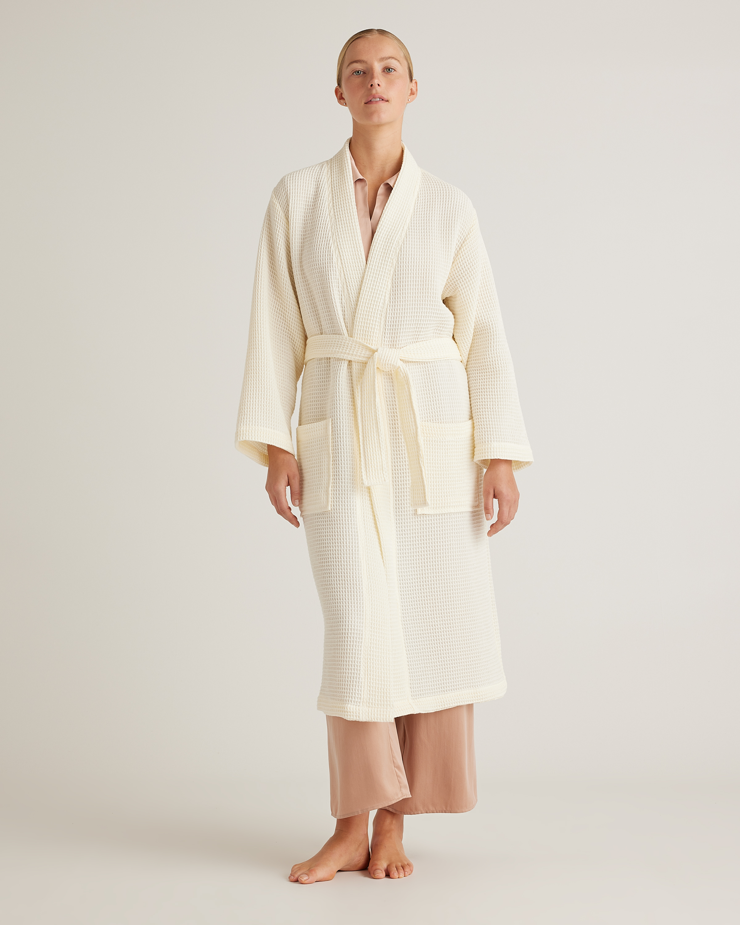 Ivory Organic Turkish Waffle Robe