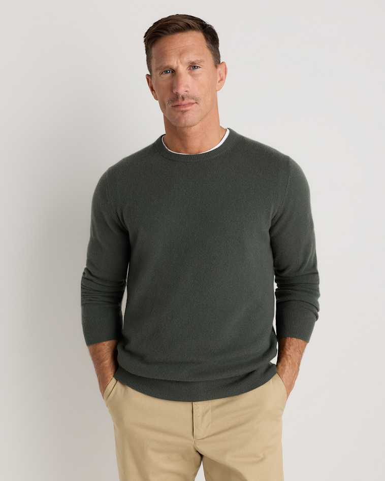 Quince cashmere sweater review for men.