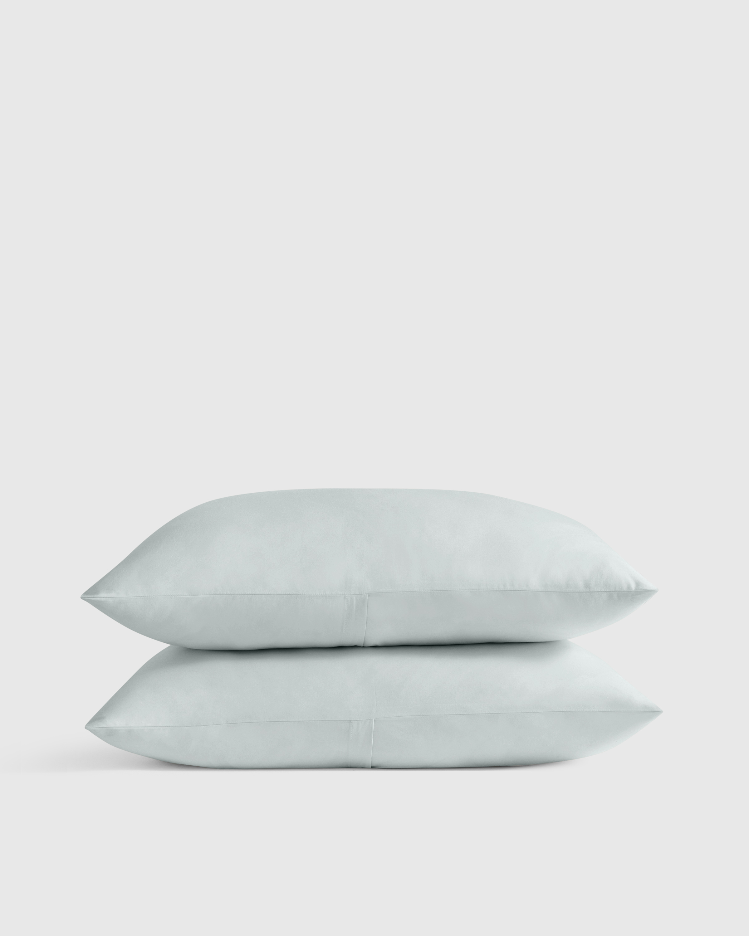 Mist Organic Crisp Percale Sham Set