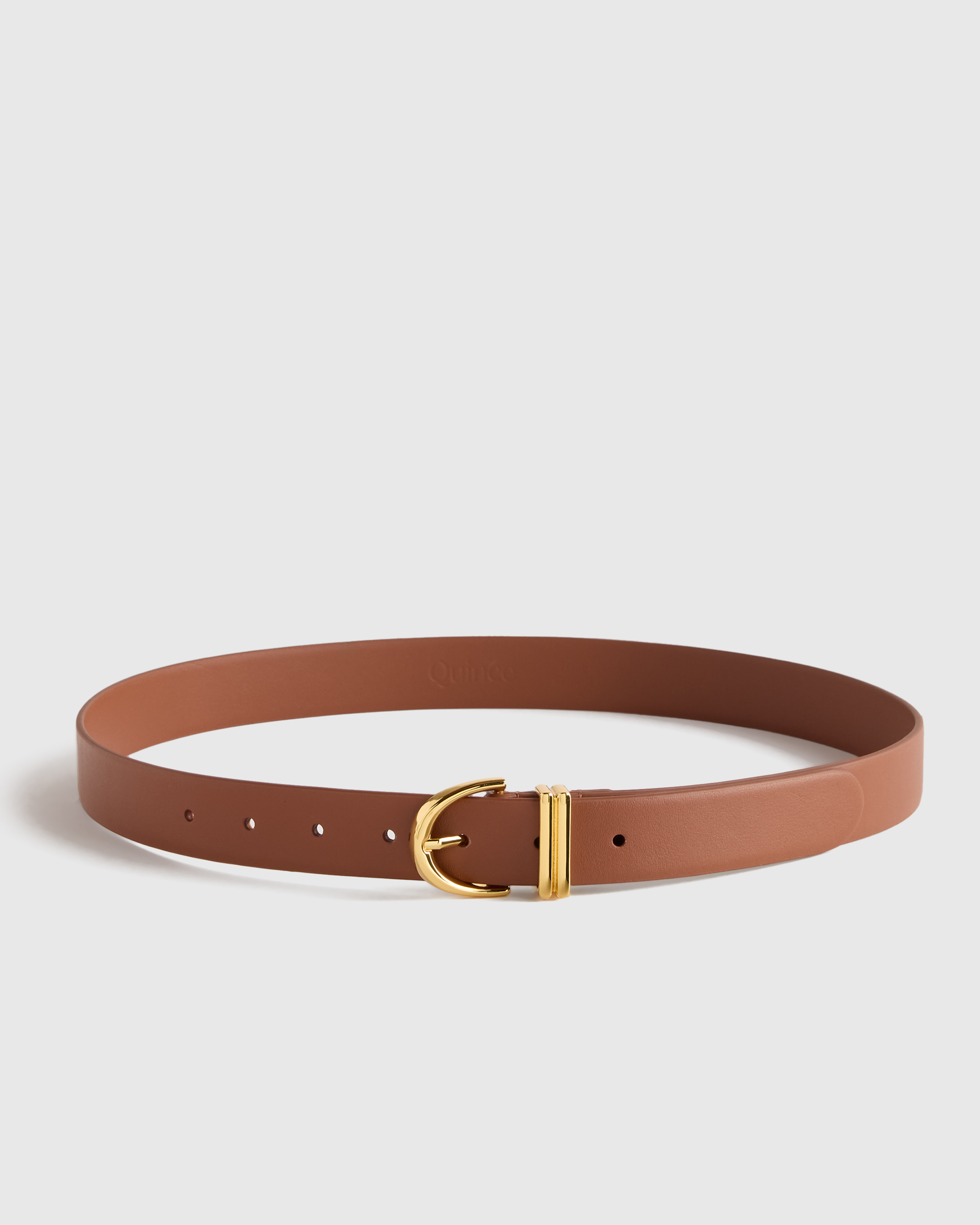 Nutmeg Alora European Leather Belt
