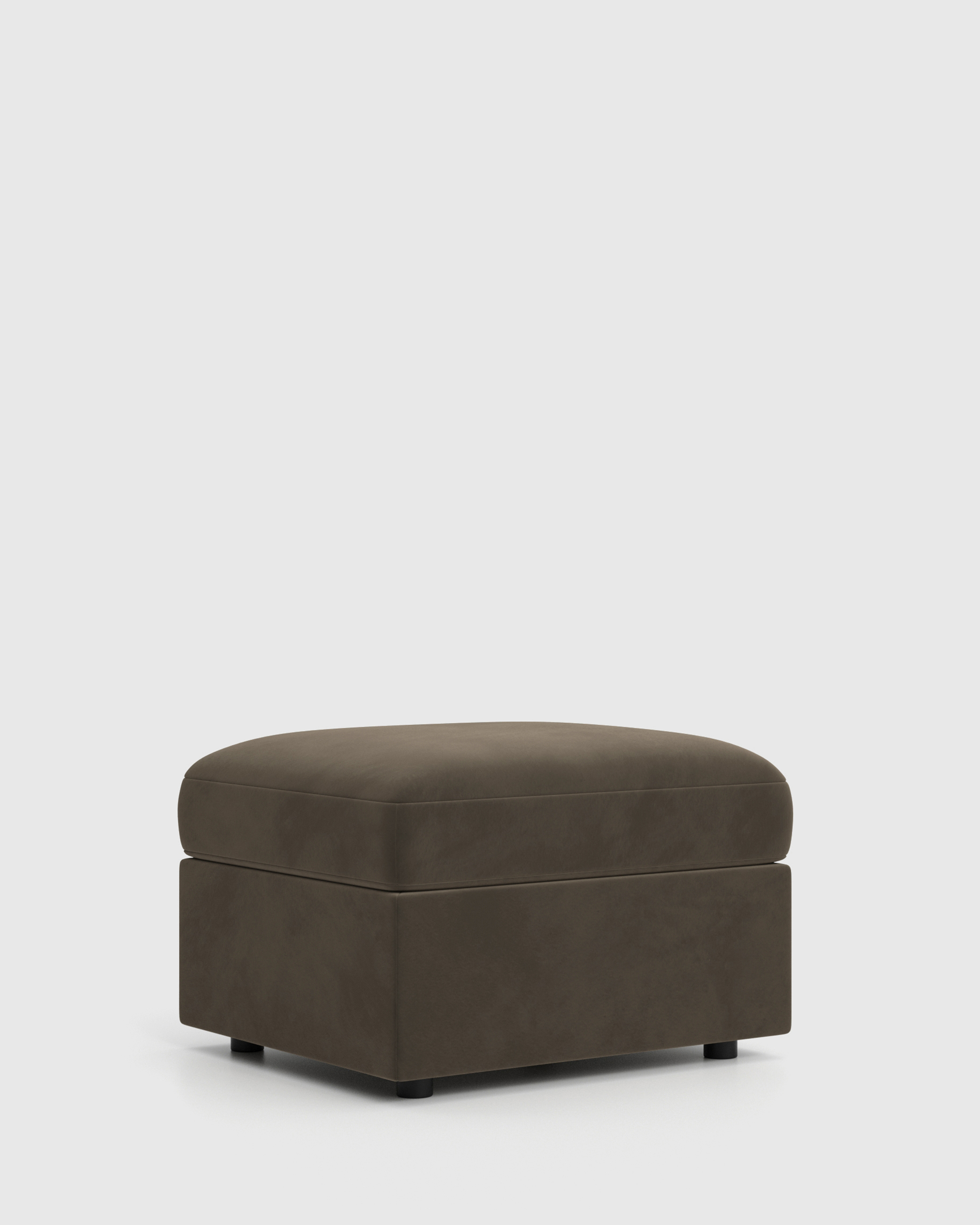 Sierra Curved Arm-Chair Ottoman-28x24 Velvet Back