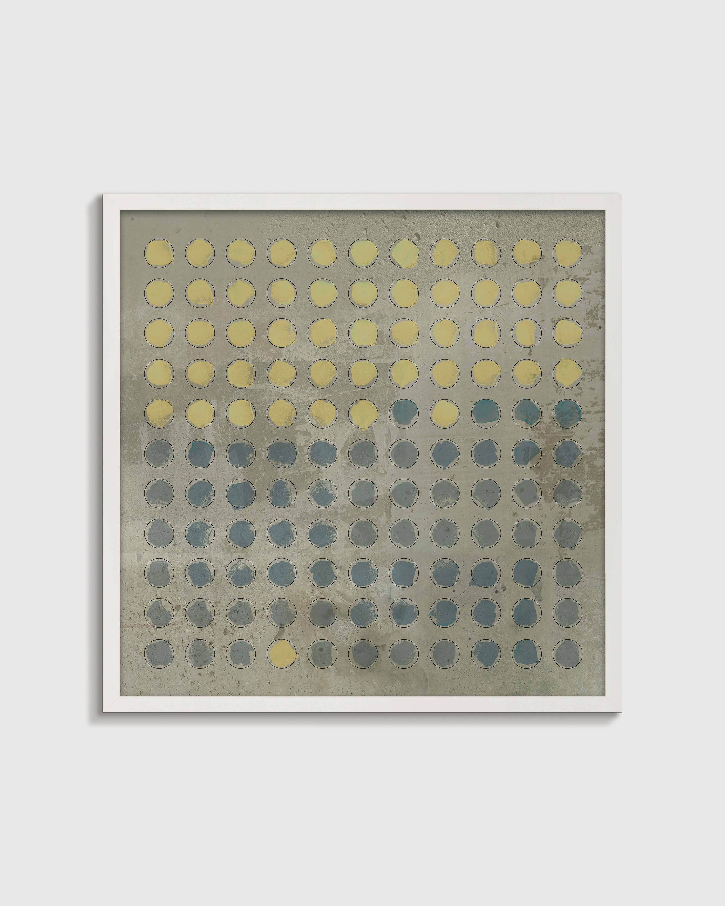 White Circling the Square 1 by Jacques Pilon