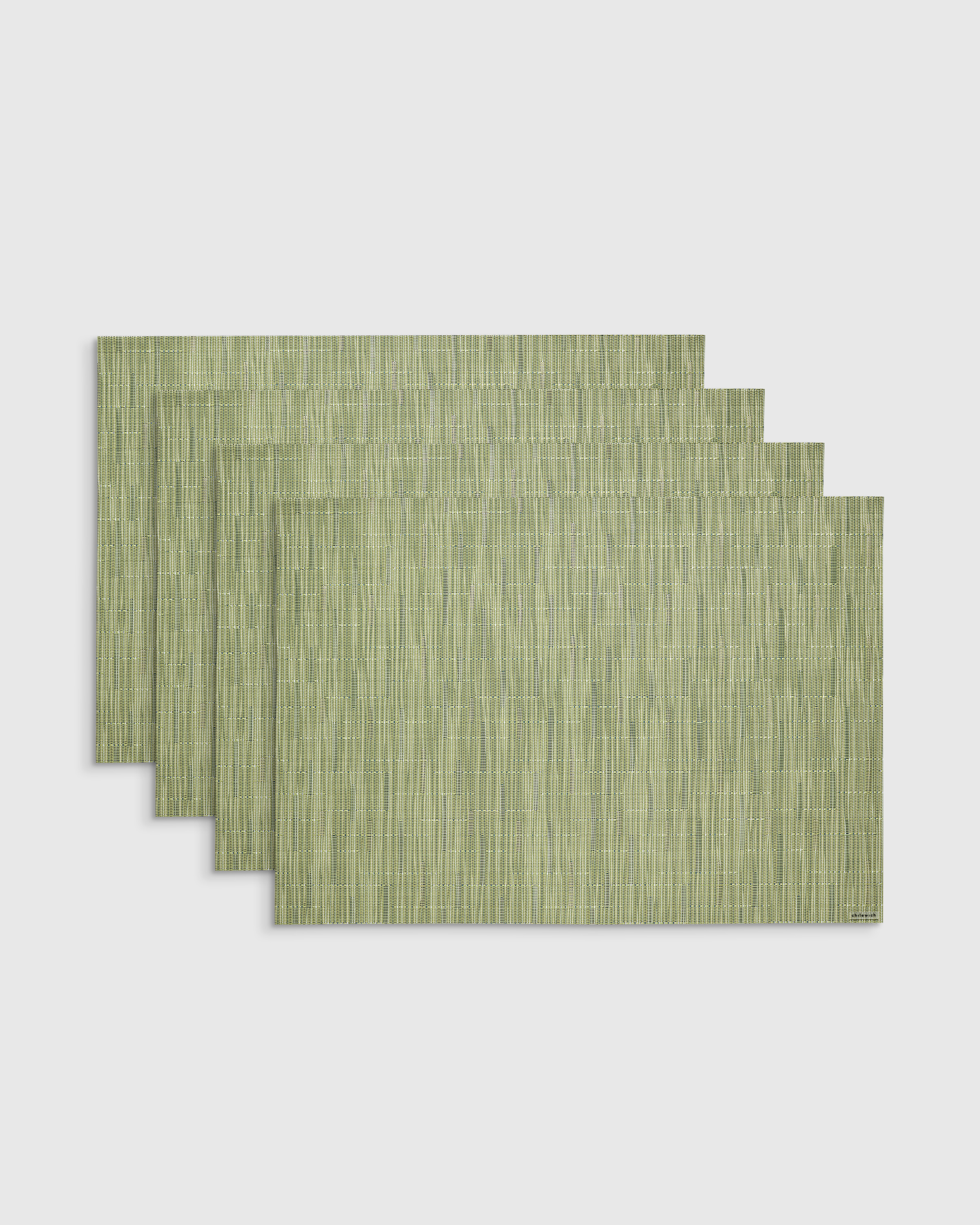 Spring Green Bamboo Easy-Care Rectangular Placemat, Set of 4 by Chilewich