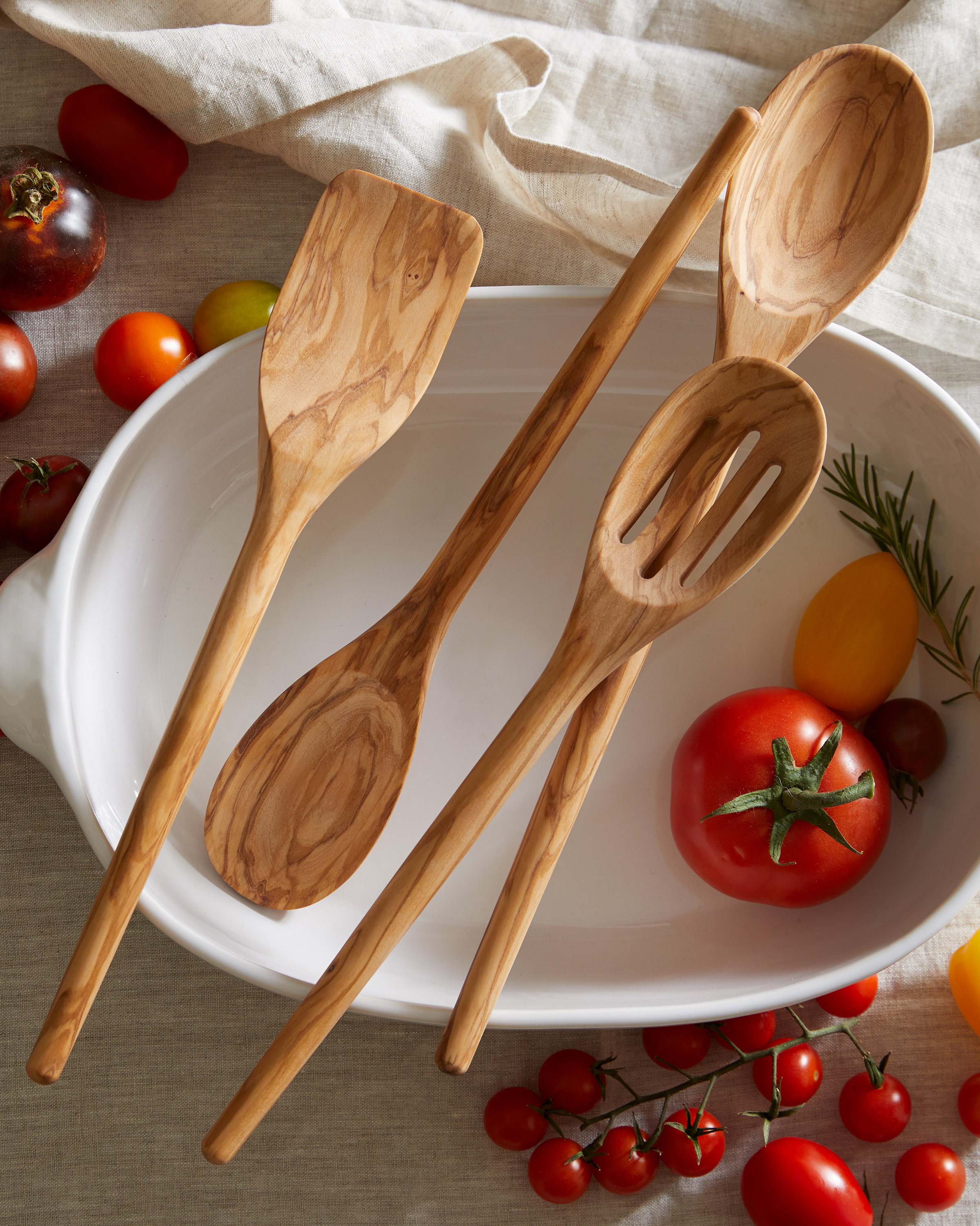 Italian Olivewood Utensil Set - Olivewood