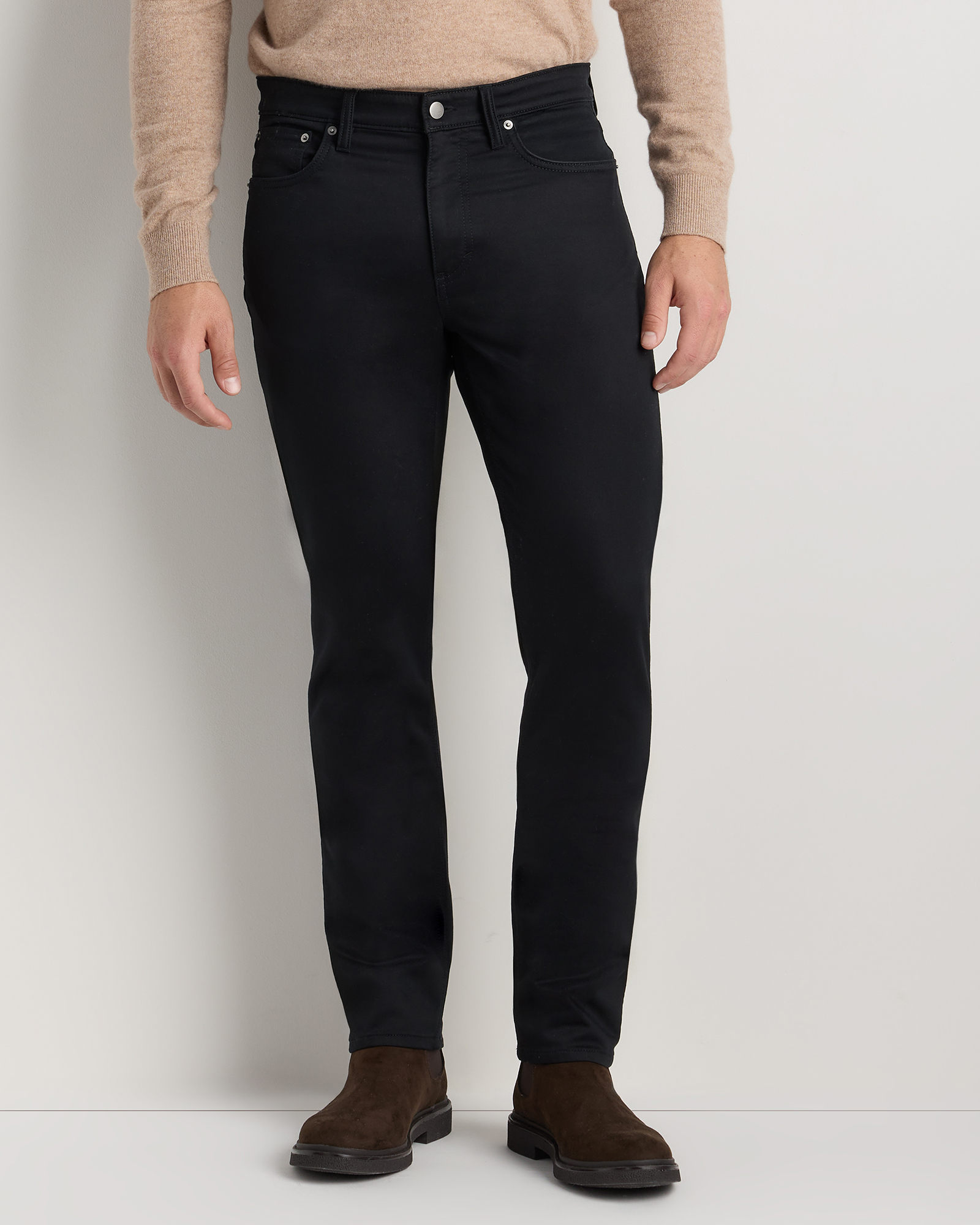 Quince Men's Comfort Stretch Traveler 5-pocket Pants Slim In Black