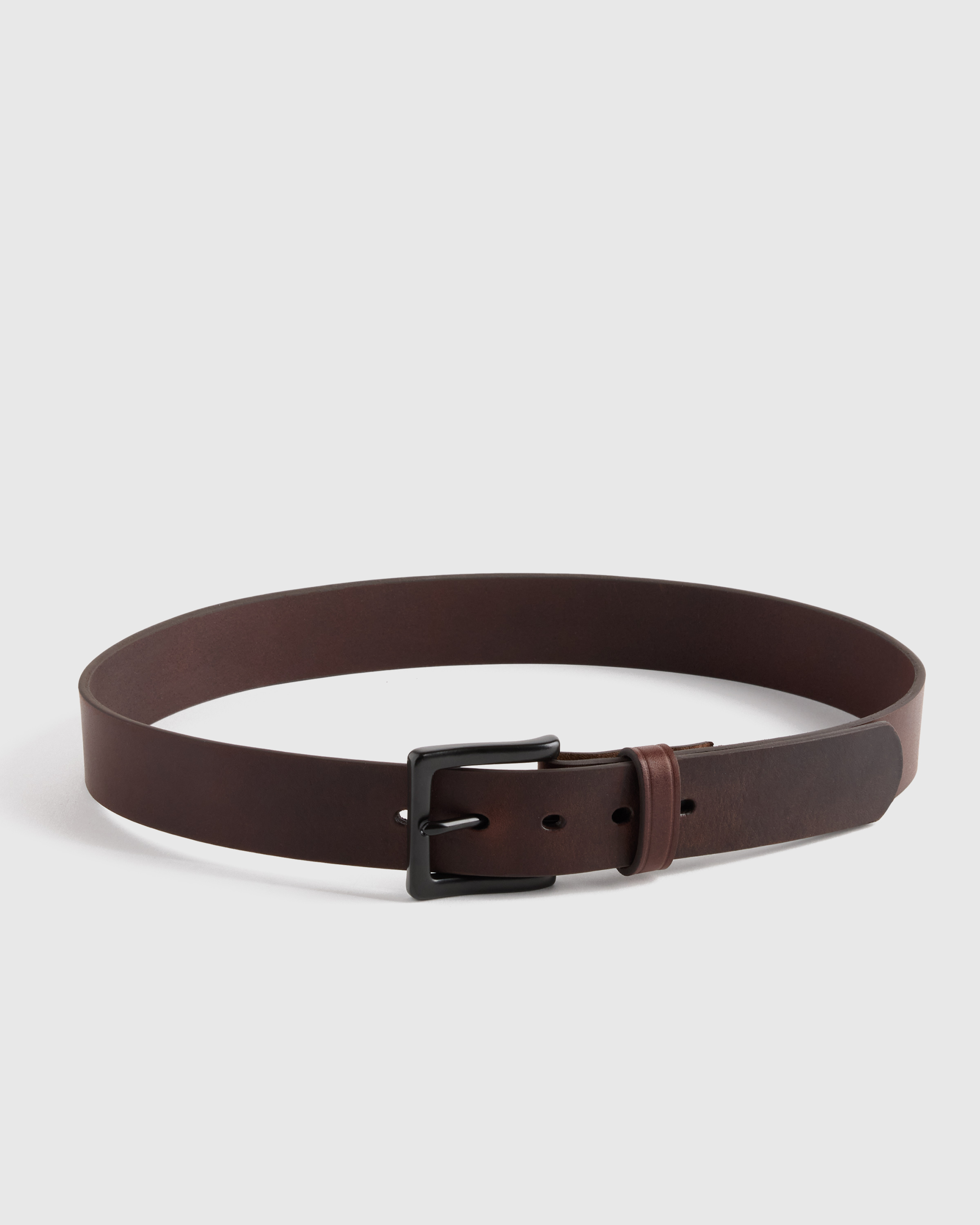 Mahogany Adam Heritage Leather Jeans Belt
