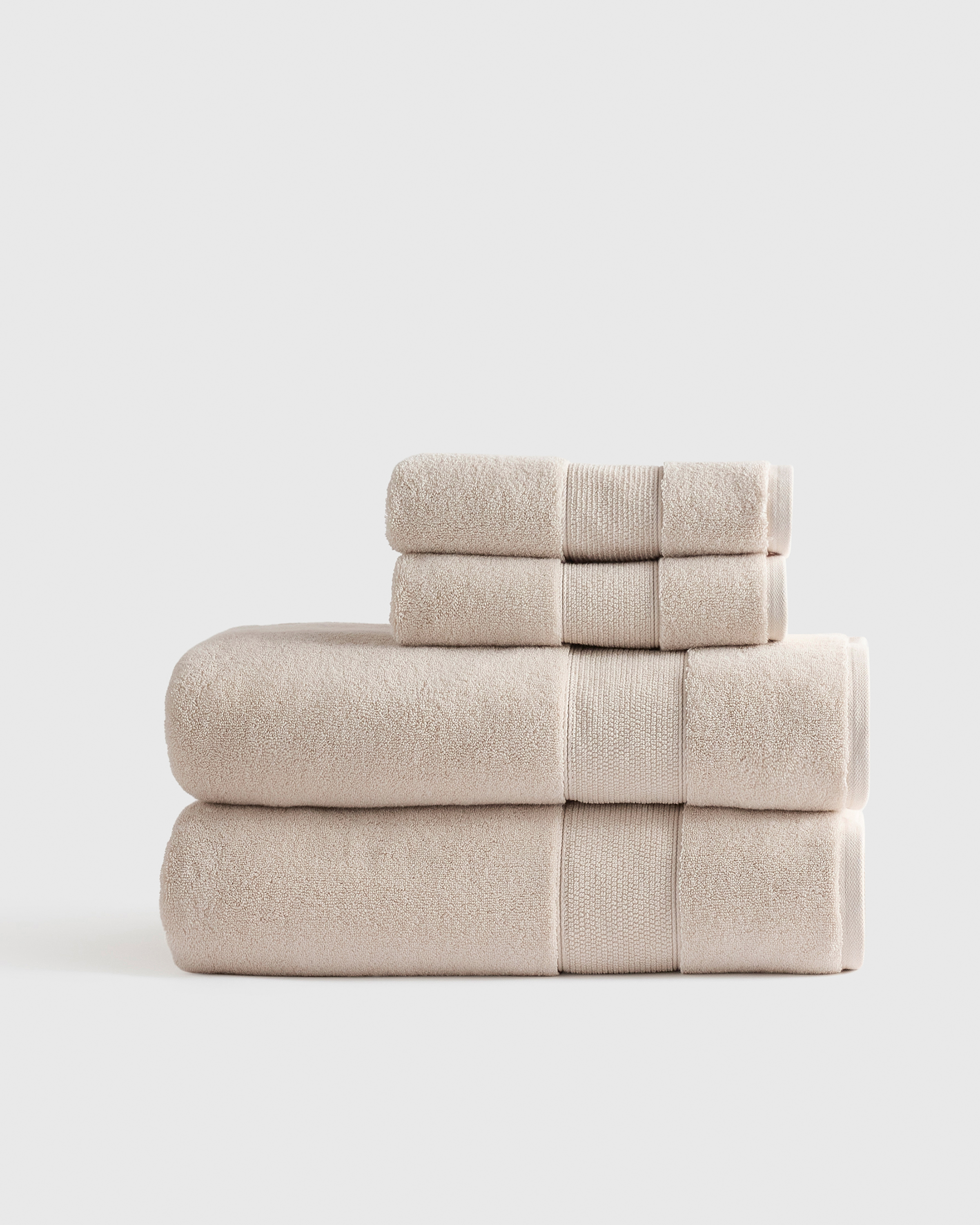 Oat Classic Organic Turkish Cotton Bath Sheet Bundle (4 pieces)