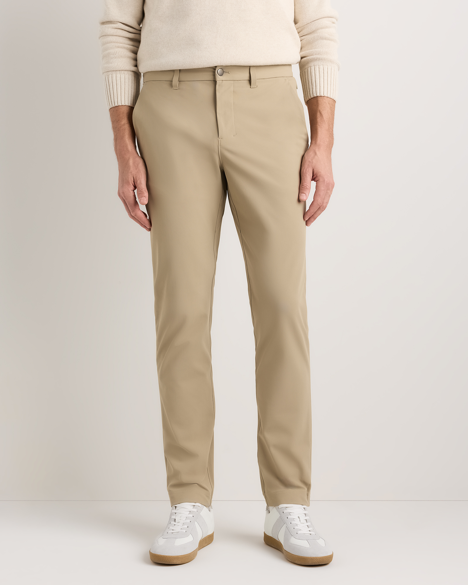Mens Ultimate Commuter Pant - Slim Fit in Sand Dune