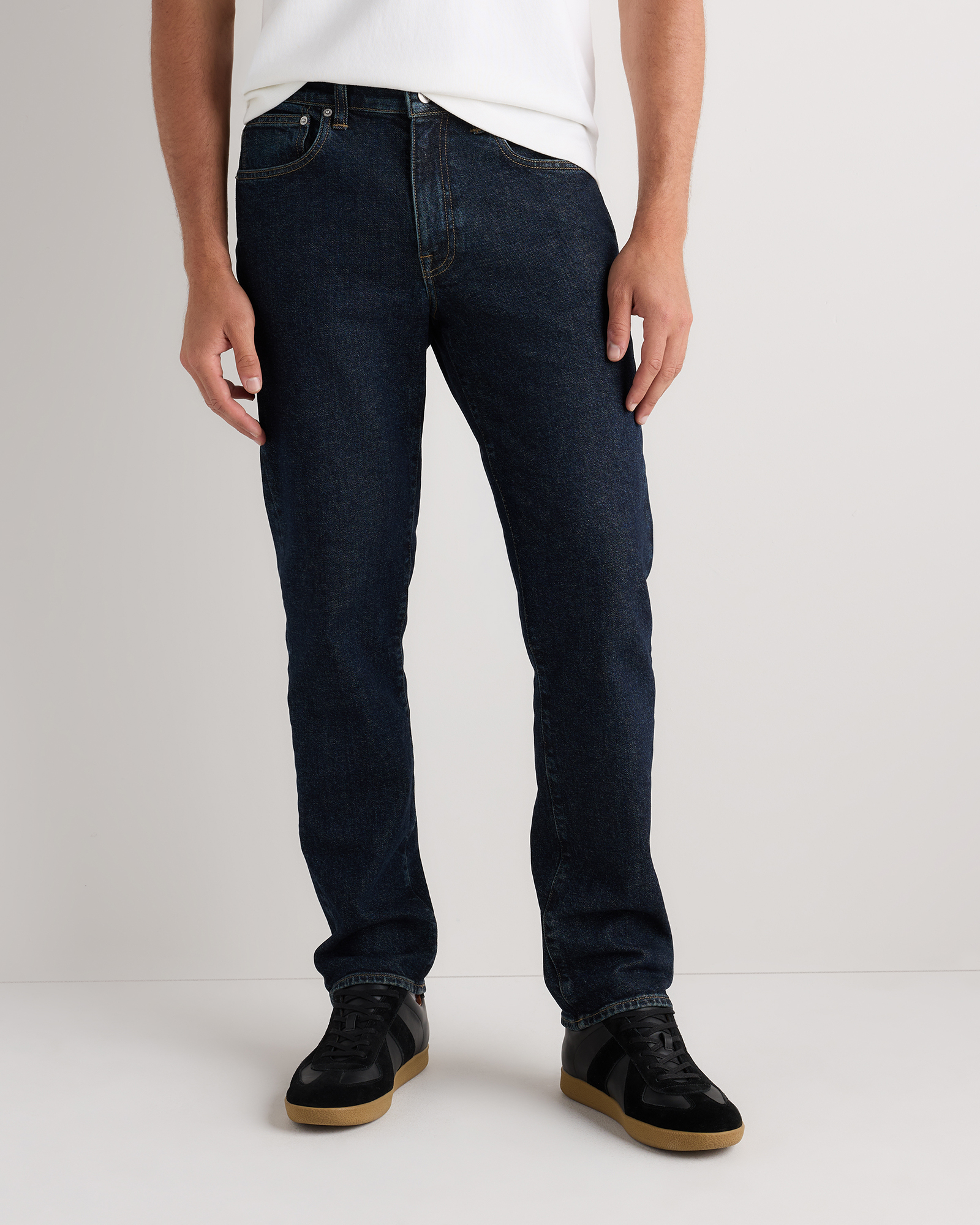 Classic Rinse Warren Stretch Straight Jeans
