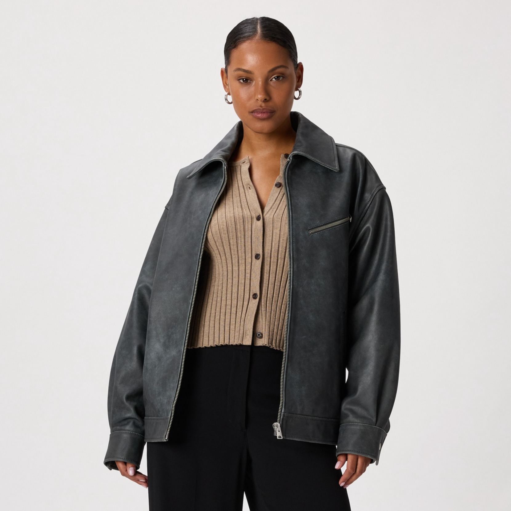 a*u様 FTC / LEATHER HARRINGTON JACKET a*u様 FTC / LEATHER HARRINGTON JACKET