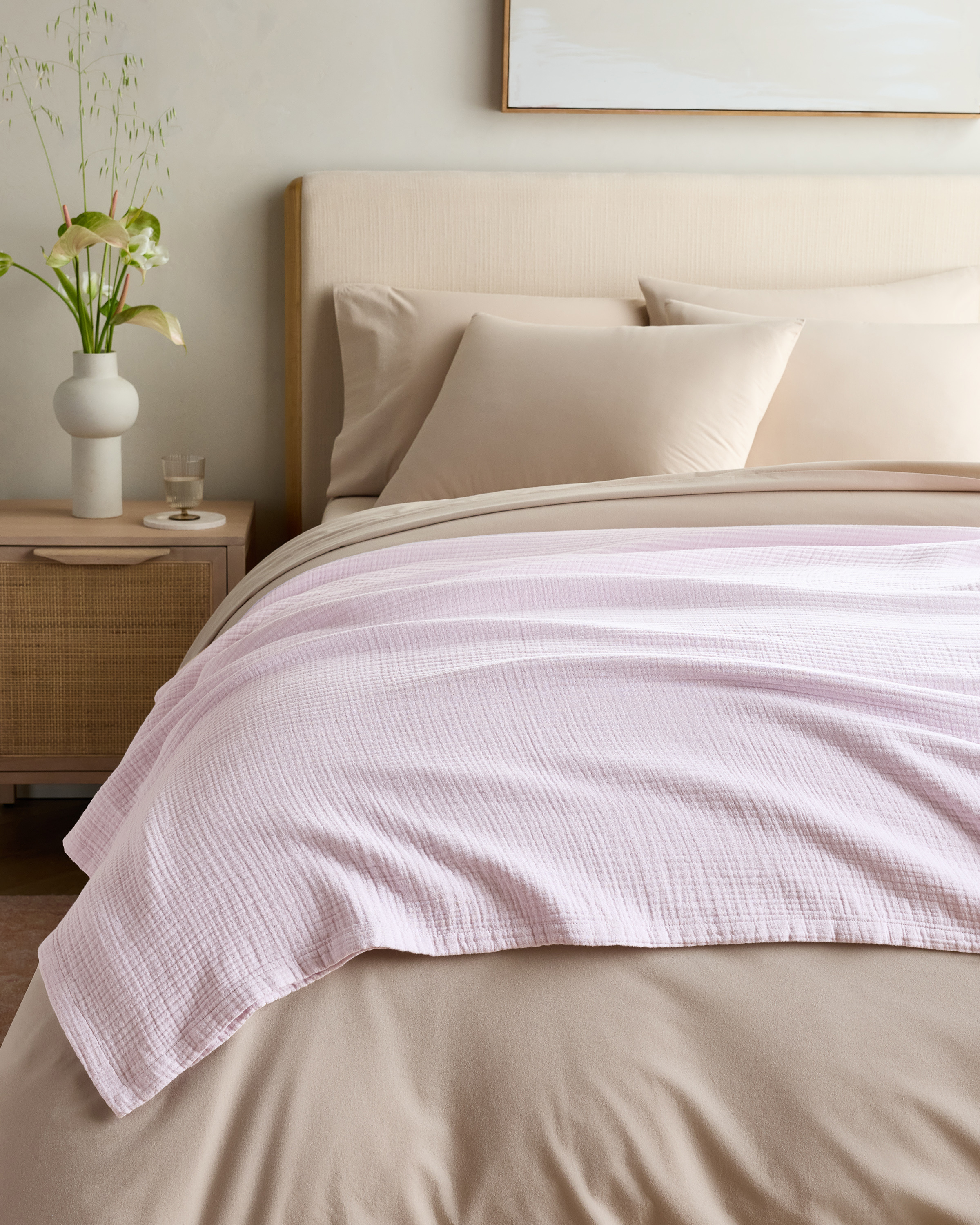 Orchid Organic Airy Gauze Blanket