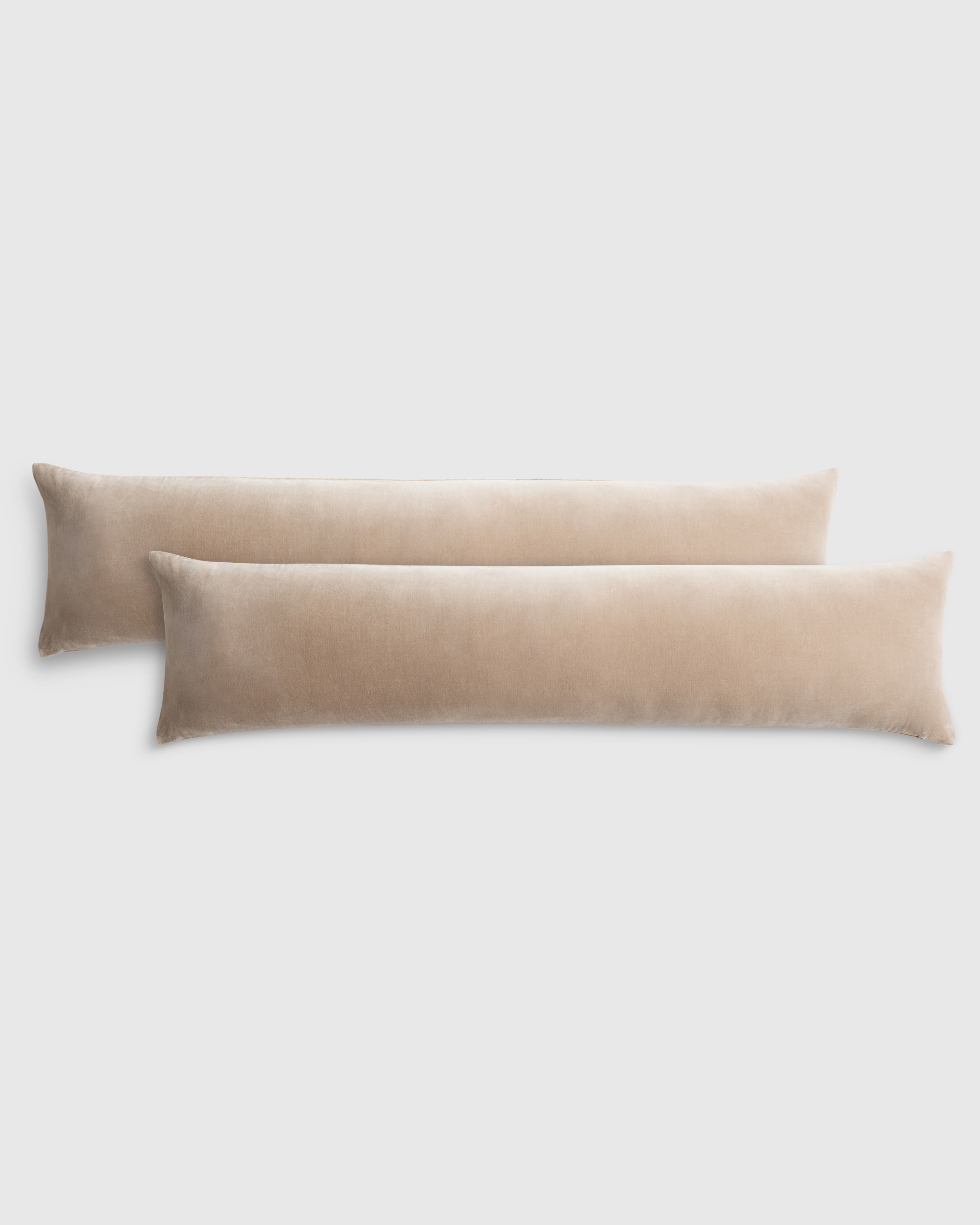 Cotton Velvet Oversized Lumbar Pillow Cover (Set of 2)
